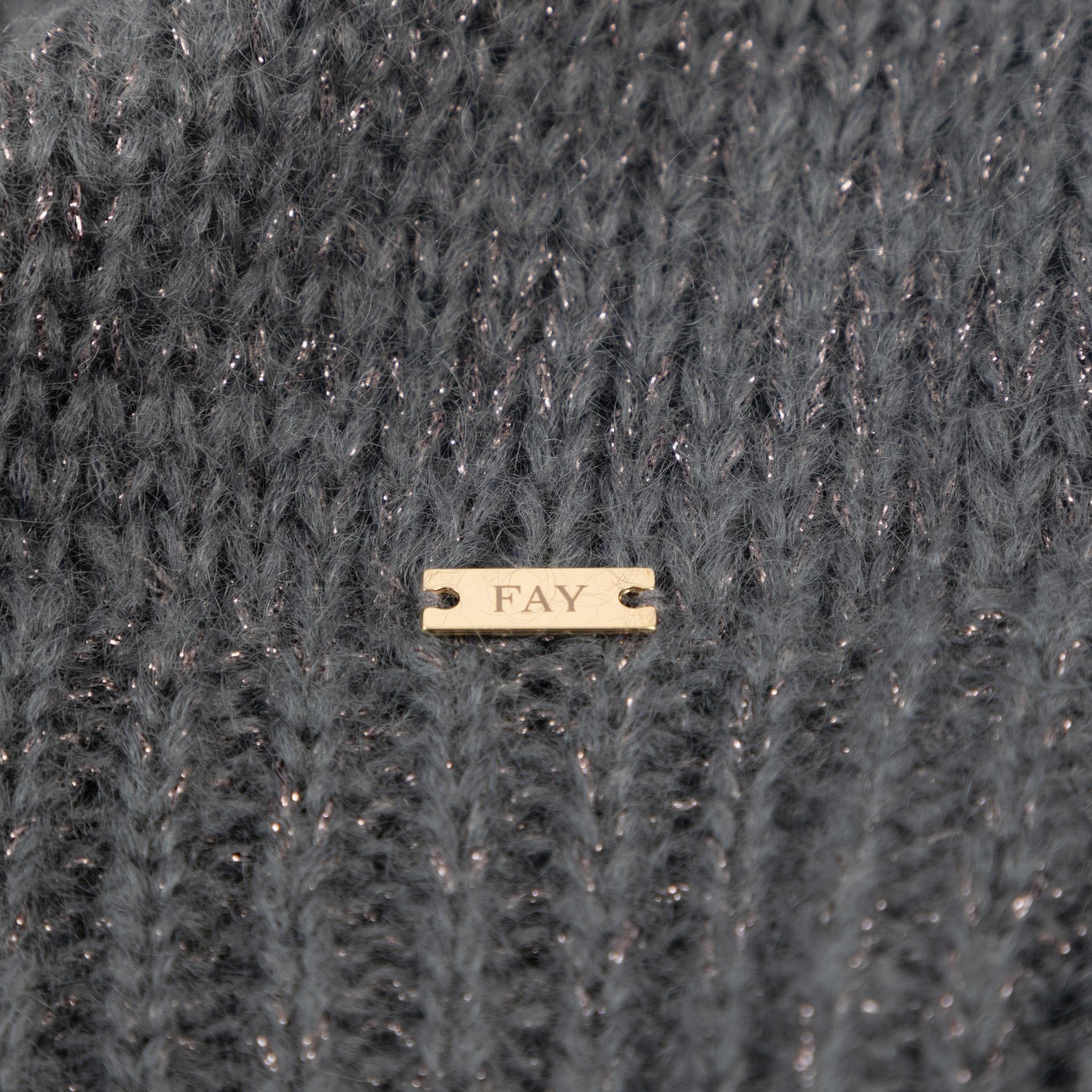 Unused ( Rank NS )FAY turtleneck sweater Gray - 5