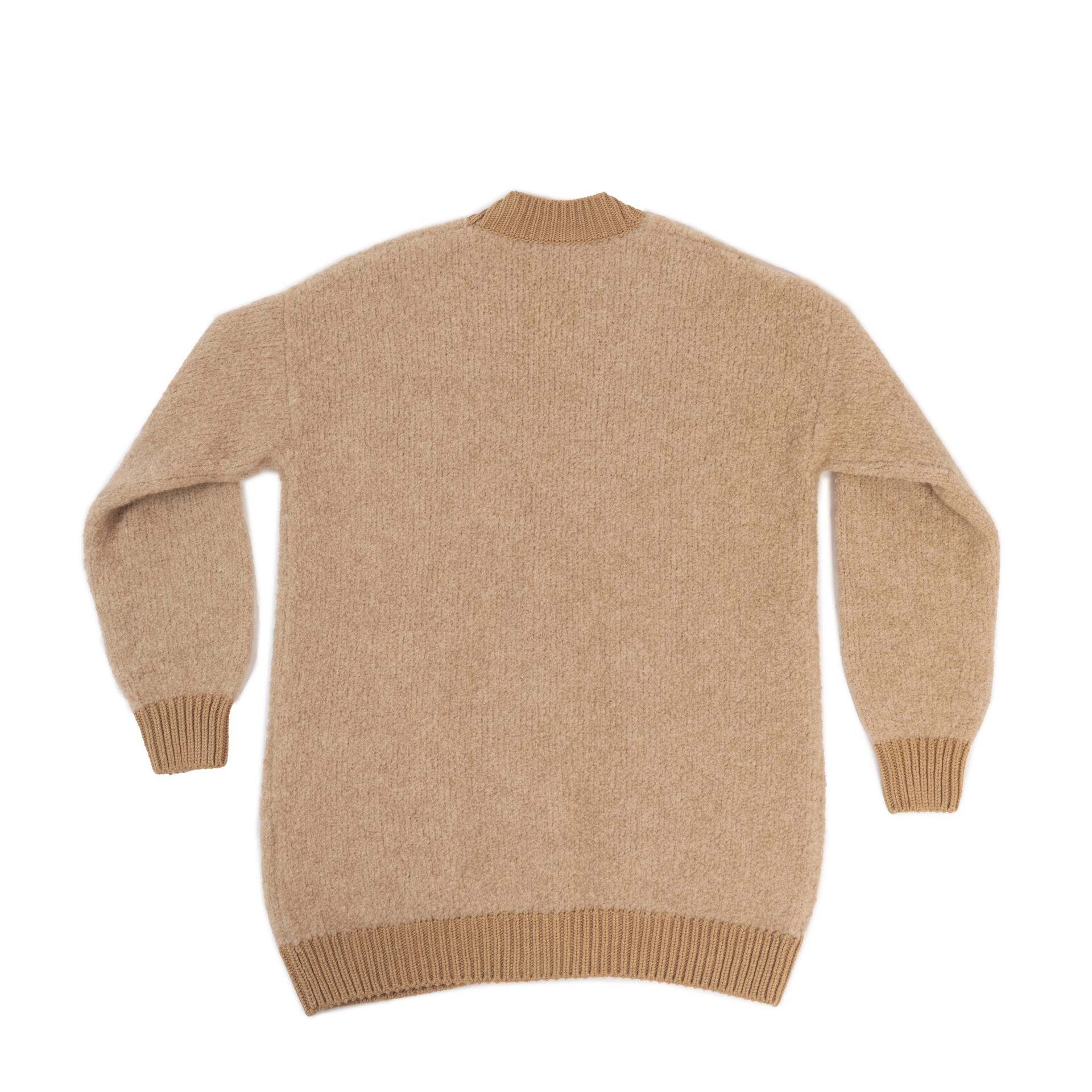 FAY Bouclé Cardigan Beige