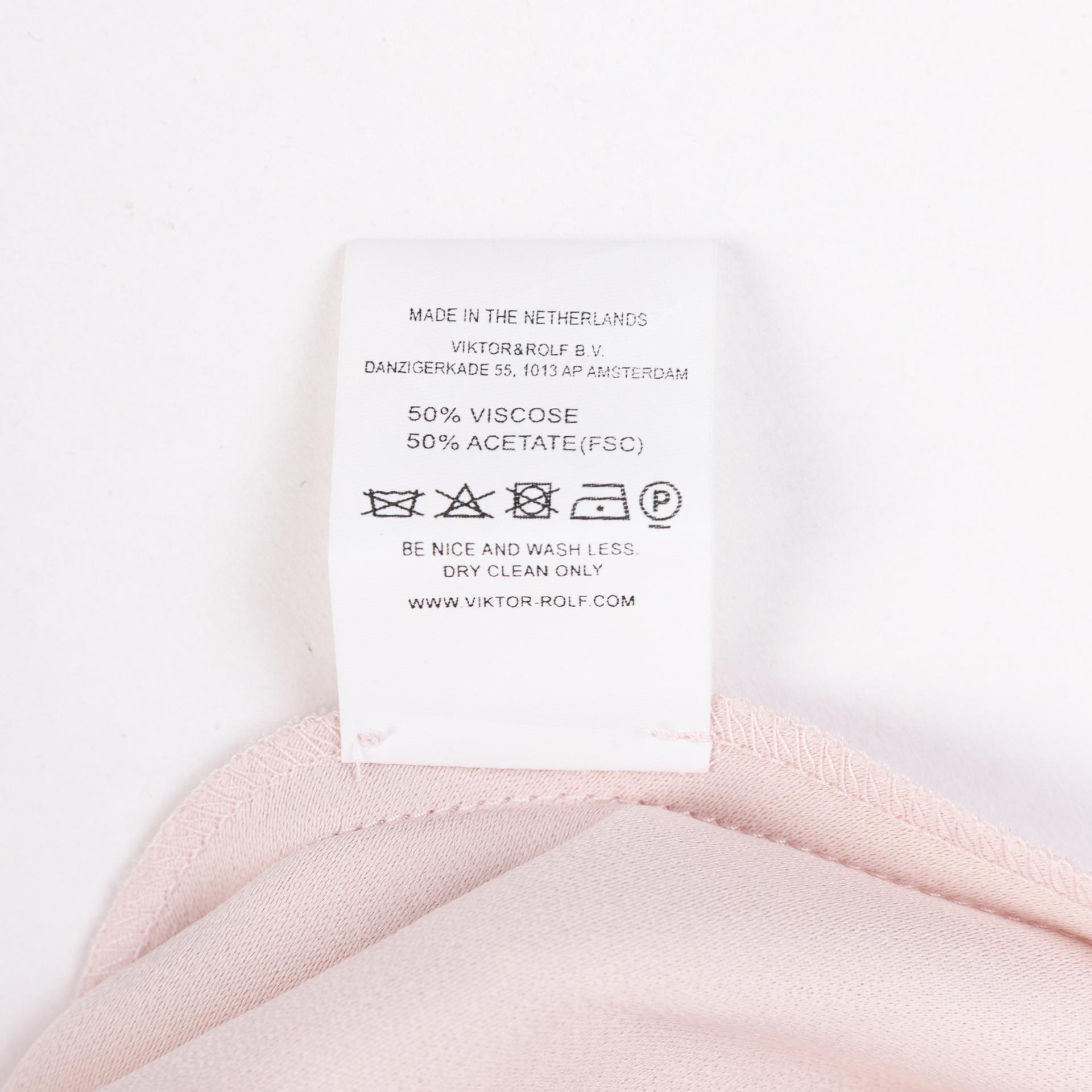 Unused ( Rank NS )VIKTOR & ROLF Floral Embroidery Midi Dress Pink - 9