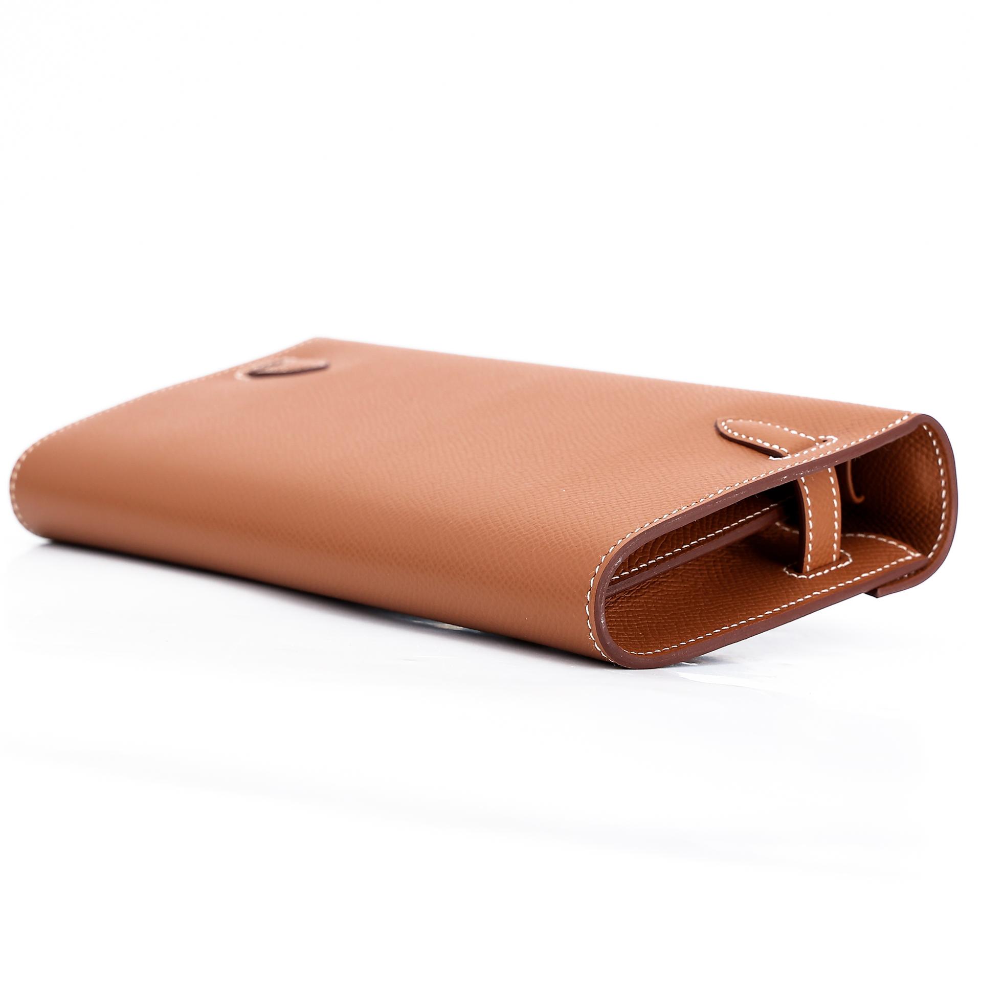 Unused ( Rank NS ) HERMÈS Kelly To Go Wallet Gold (37) Epsom Gold hardware Z (2021) - 5