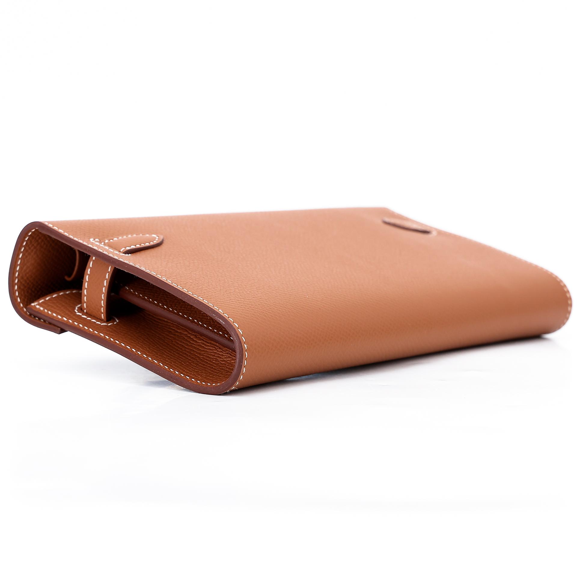 Unused ( Rank NS ) HERMÈS Kelly To Go Wallet Gold (37) Epsom Gold hardware Z (2021) - 6