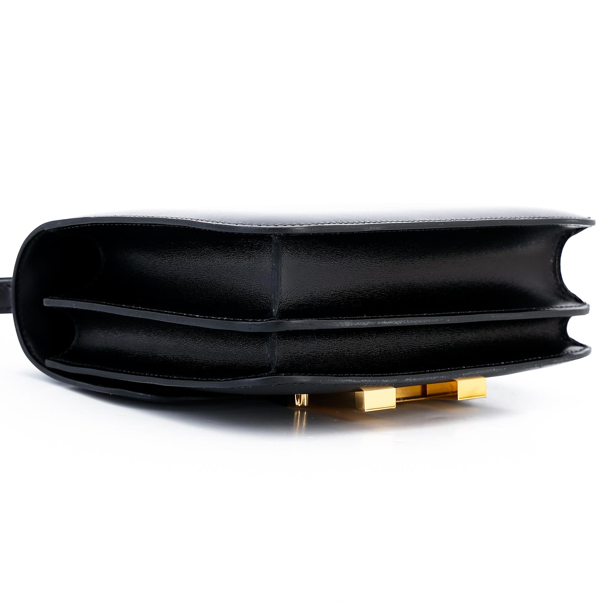 Unused ( Rank NS ) HERMÈS Constance Mini Noir (89) Box-calf Gold hardware U (2022) - 7