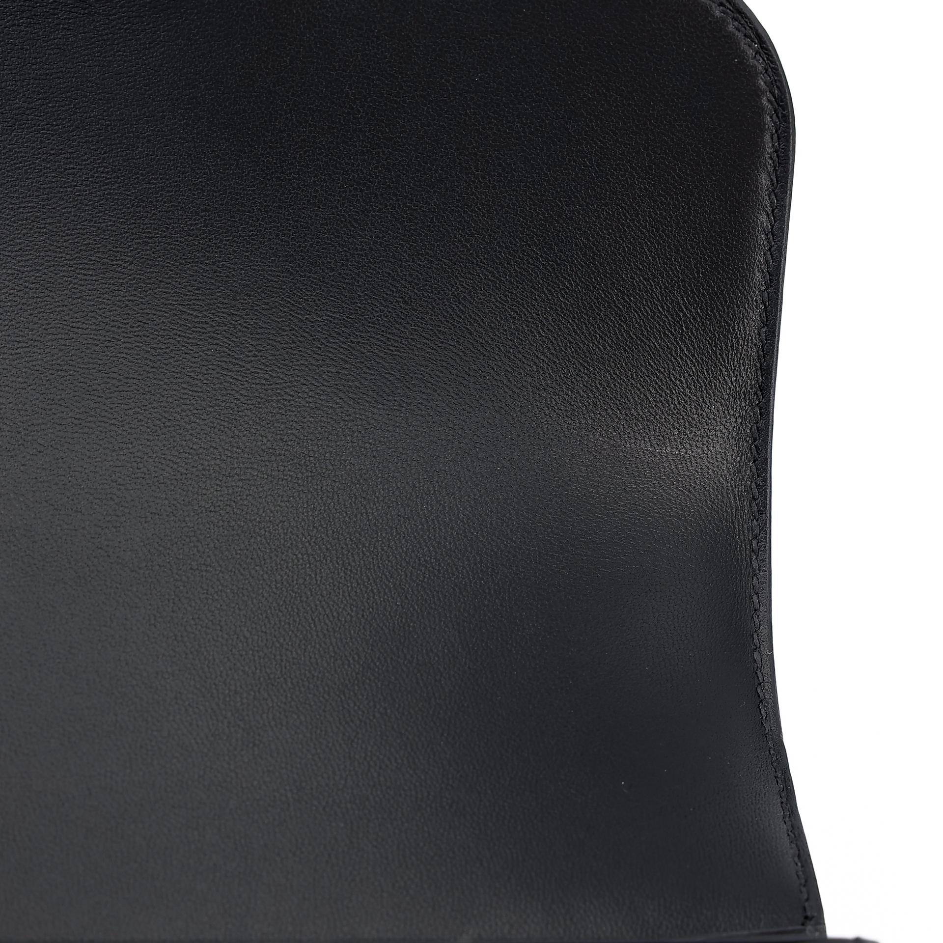 Unused ( Rank NS ) HERMÈS Constance Mini Noir (89) Box-calf Gold hardware U (2022) - 15