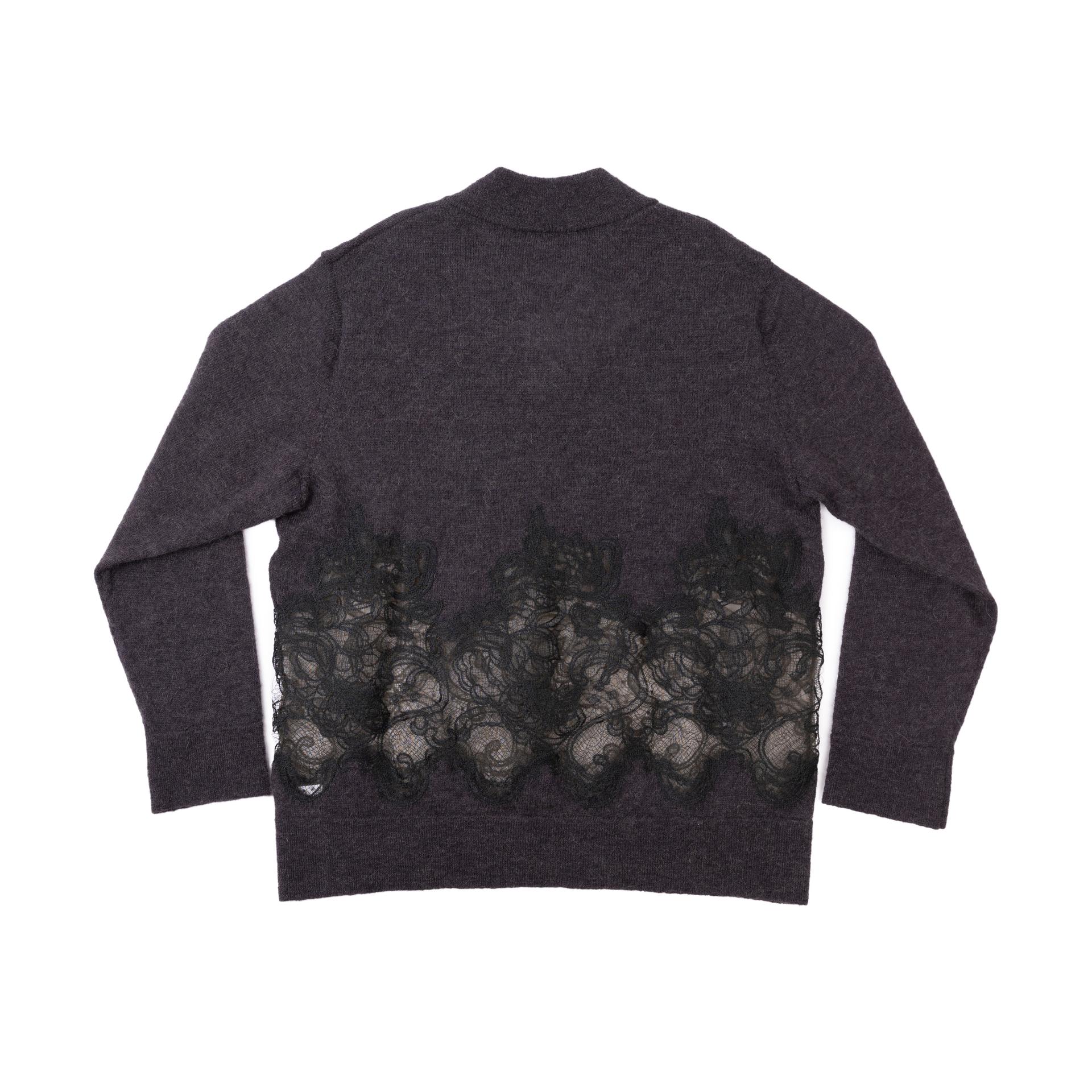 VIKTOR & ROLF Graceful Haute Fantaisie Sweater Charcoal