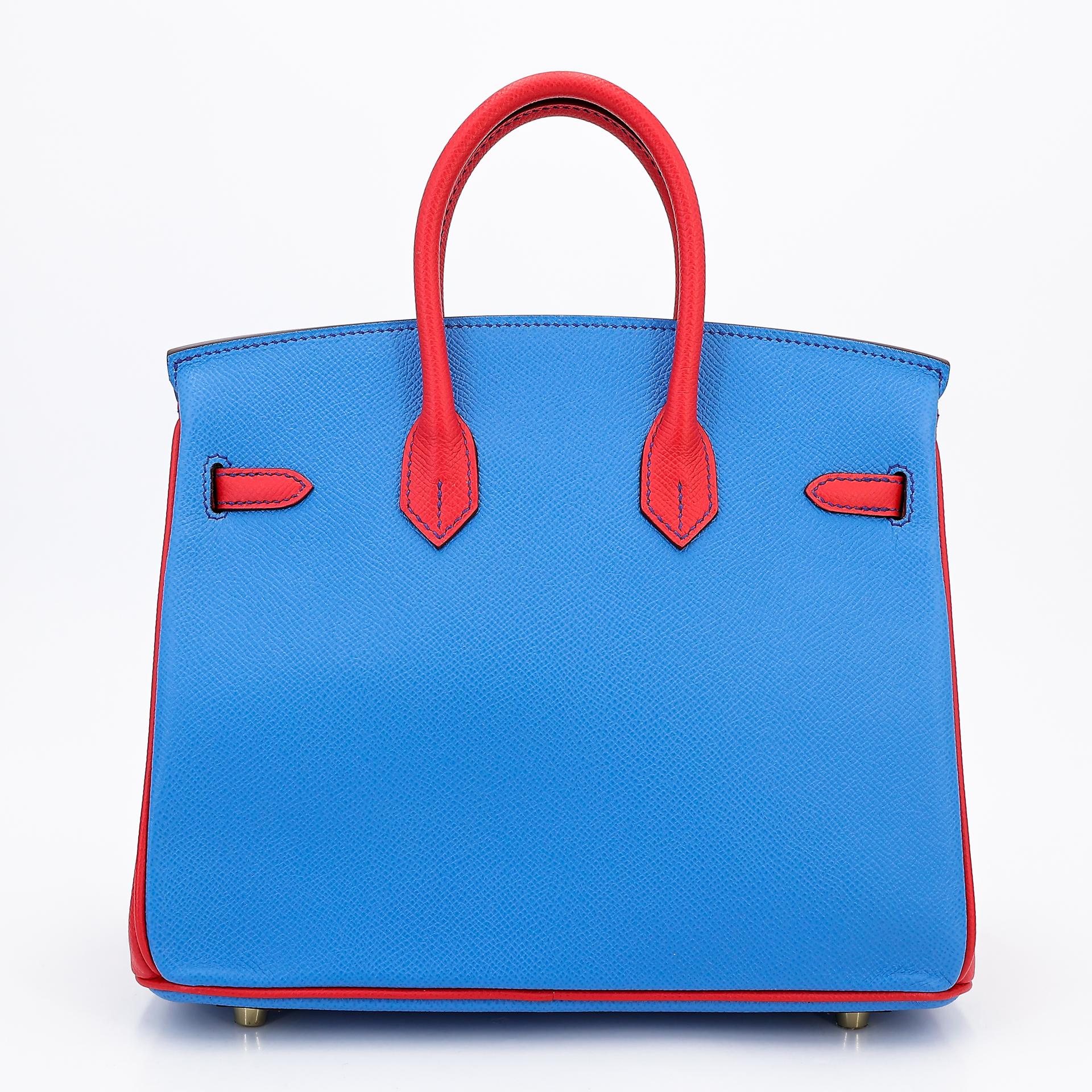 Birkin 25 HSS Bleu Paradis (2T) Bougainvillea (A5)