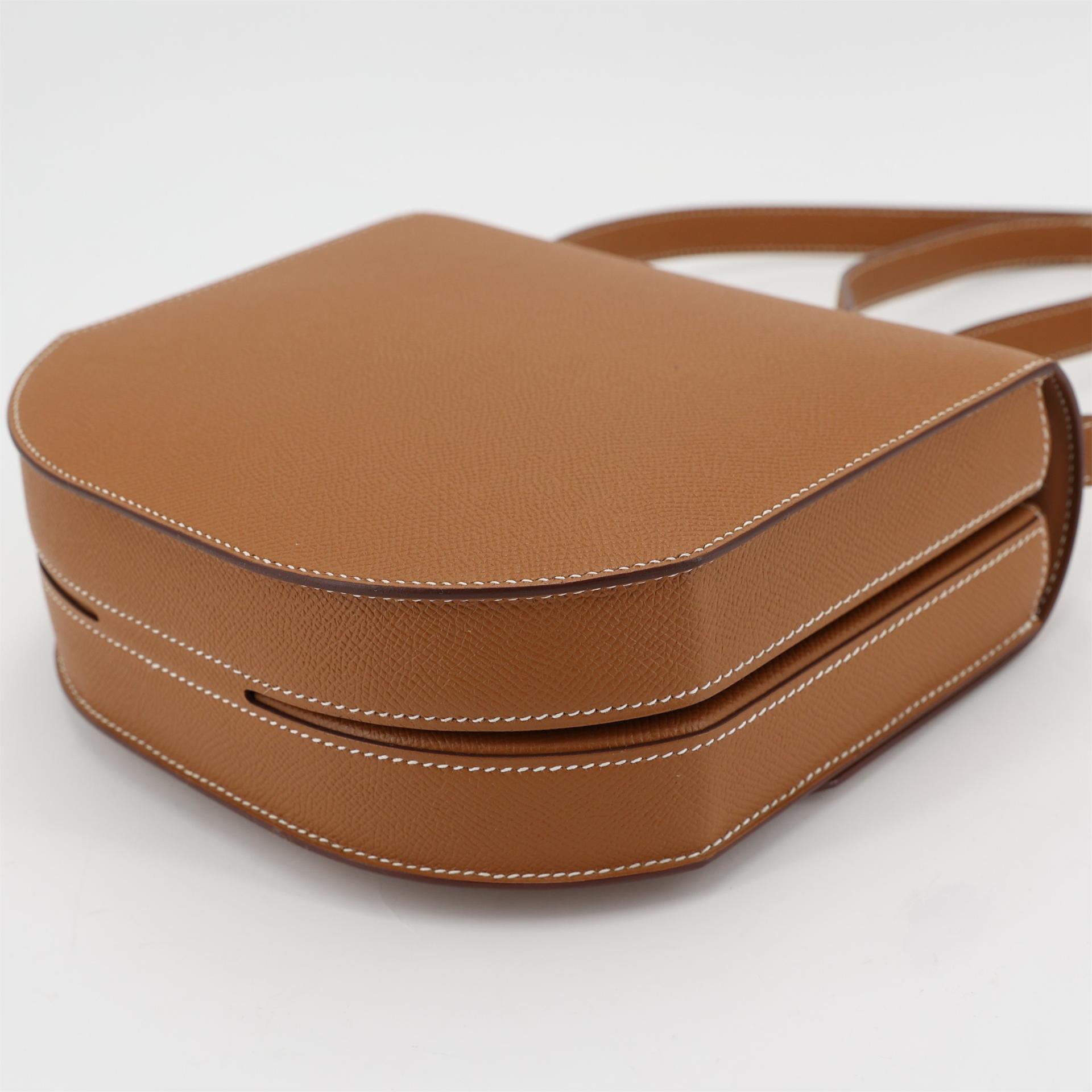 Unused ( Rank NS ) HERMÈS Mosaique Mini Gold (37) Epsom Gold hardware C (2018) - 7