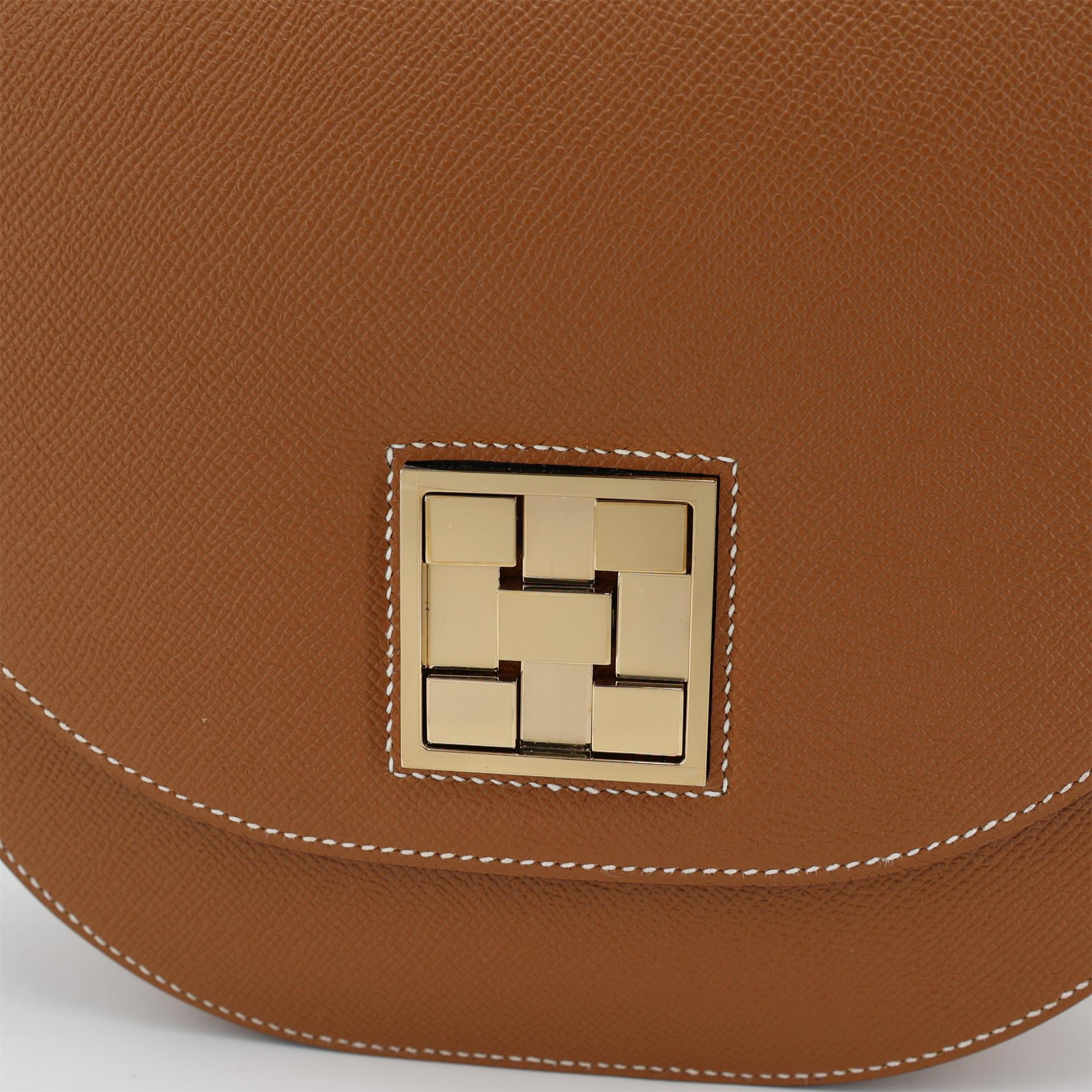 Unused ( Rank NS ) HERMÈS Mosaique Mini Gold (37) Epsom Gold hardware C (2018) - 8