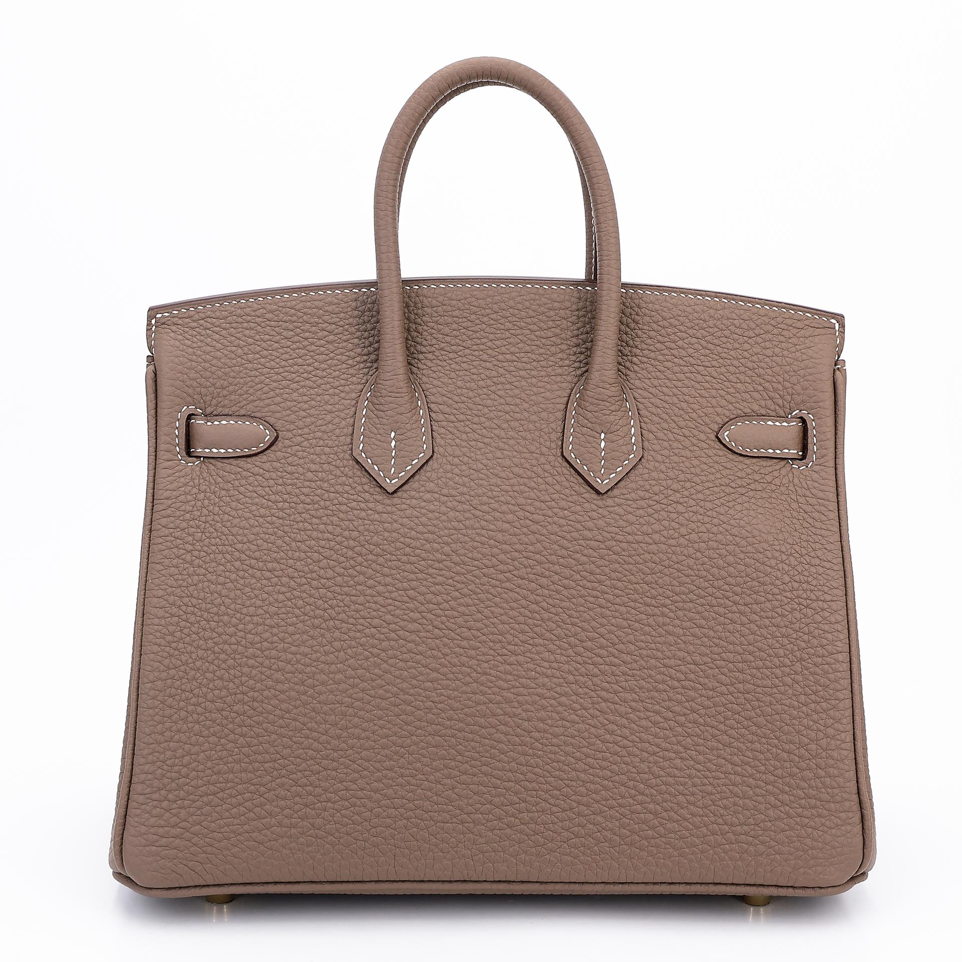 ランク N 新品  HERMÈS エルメス  バーキン25 エトゥープ (18) トゴ ゴールド金具 W刻印 - 2
