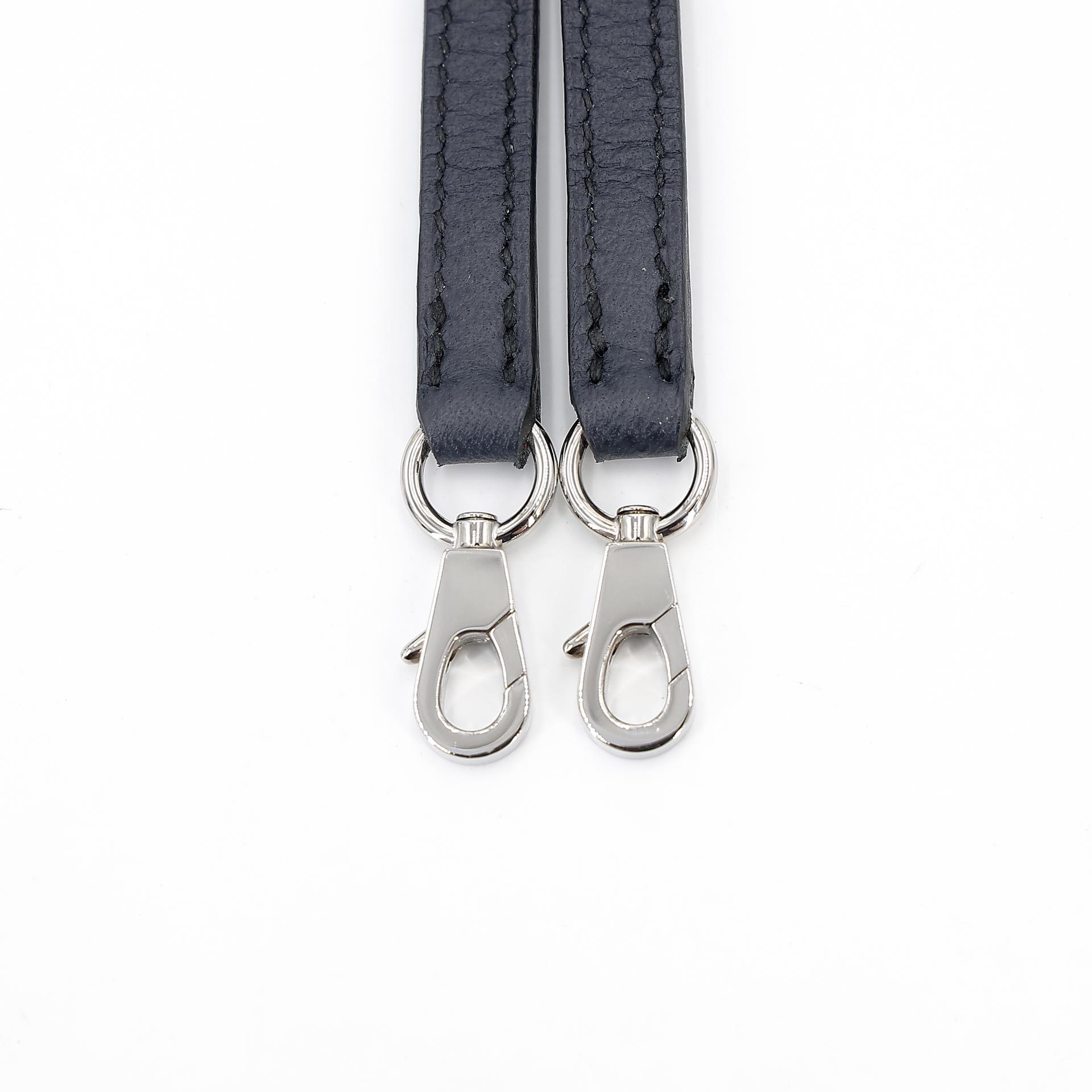 Excellent ( Rank SA )  HERMÈS  Mini Kelly II Bleu Indigo (76) Epsom Palladium hardware A (2017) - 20