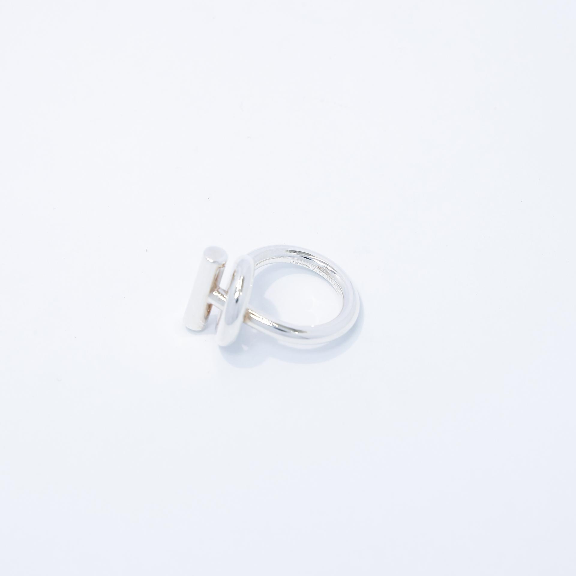 Brand New ( Rank N ) HERMÈS Croisette ring Silver Silver 925  Unidentified - 7