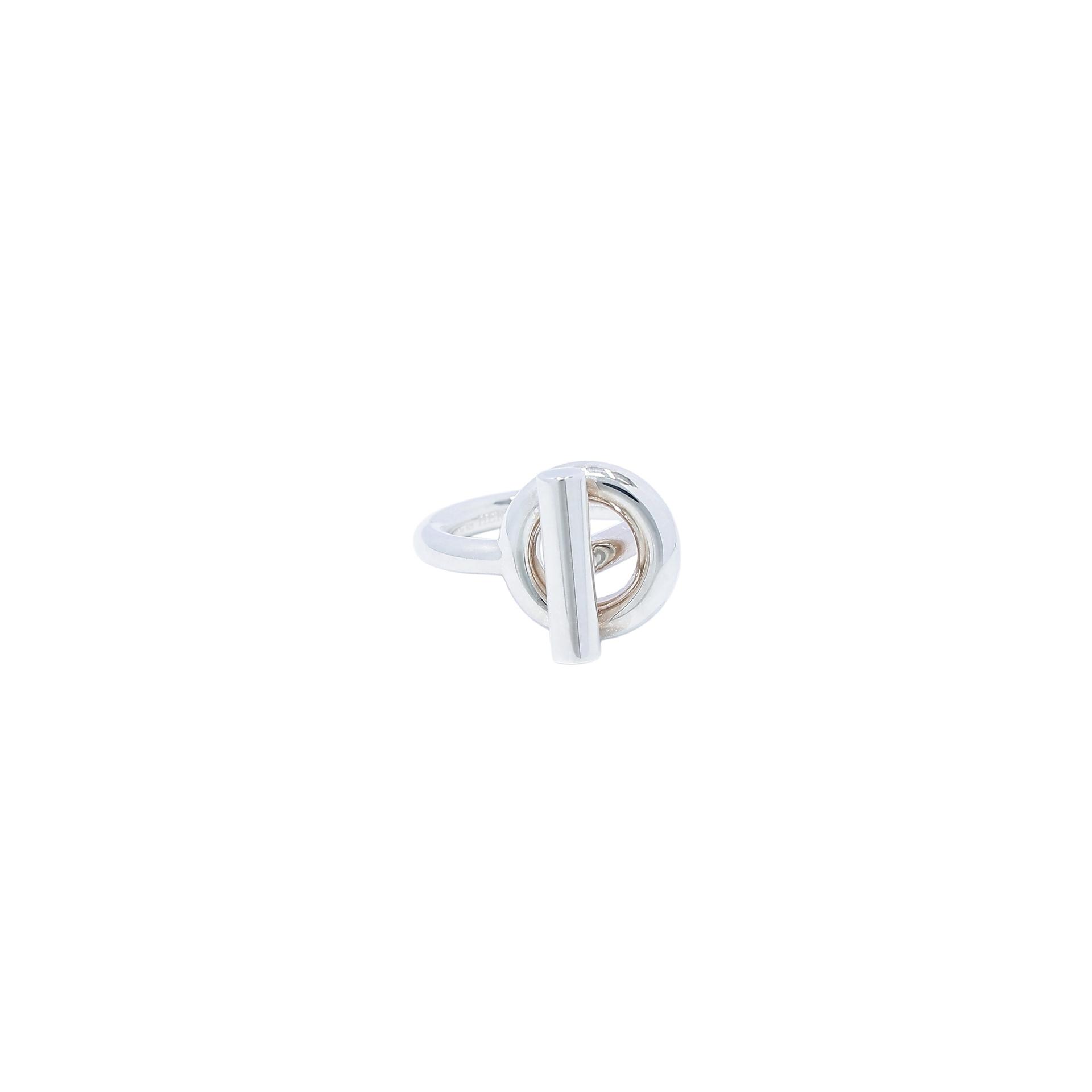 Brand New ( Rank N ) HERMÈS Croisette ring Silver Silver 925  Unidentified - 1