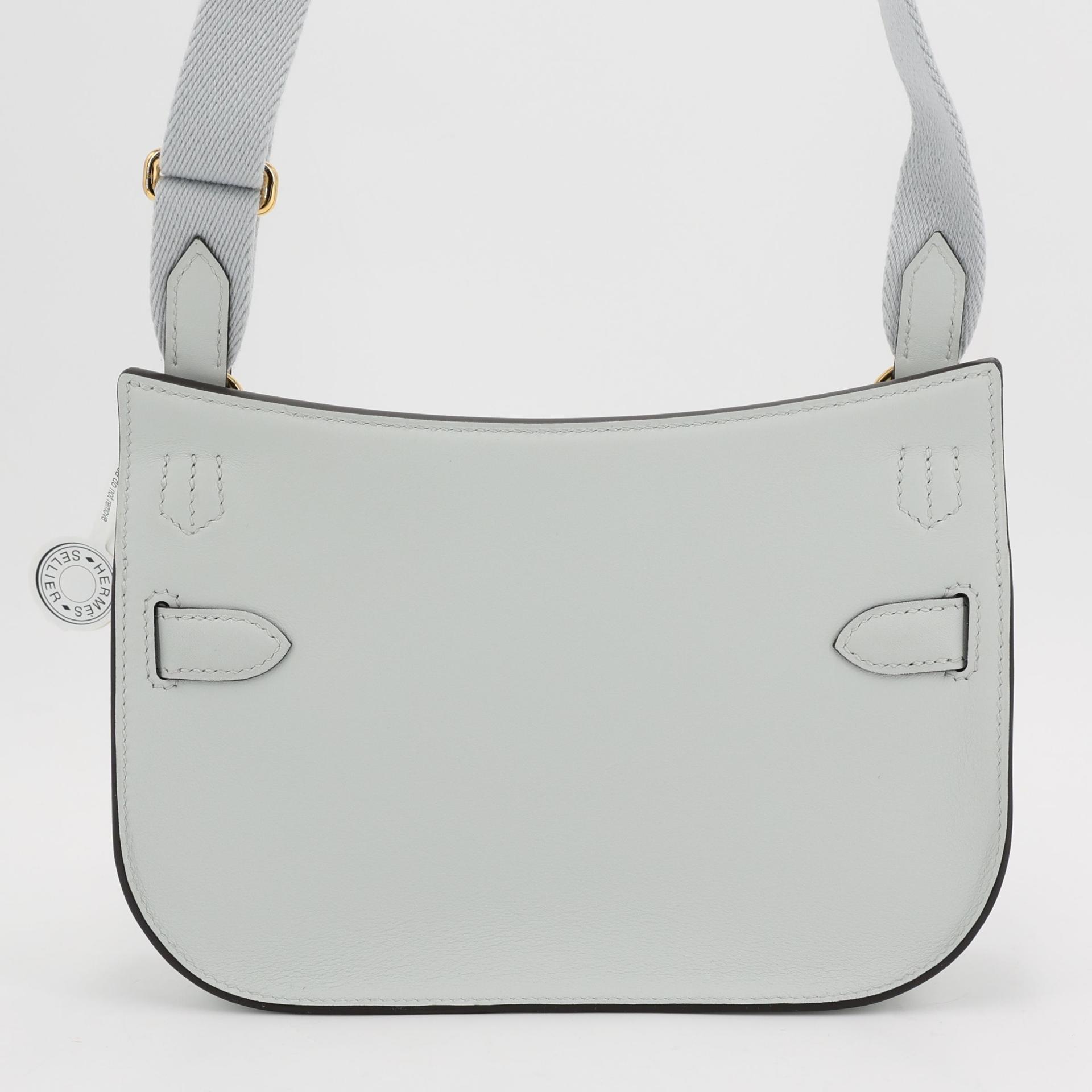 Brand New ( Rank N ) HERMÈS Jypsiere Mini Gris Platine (N4) Evercolor Gold hardware K (2025) - 2