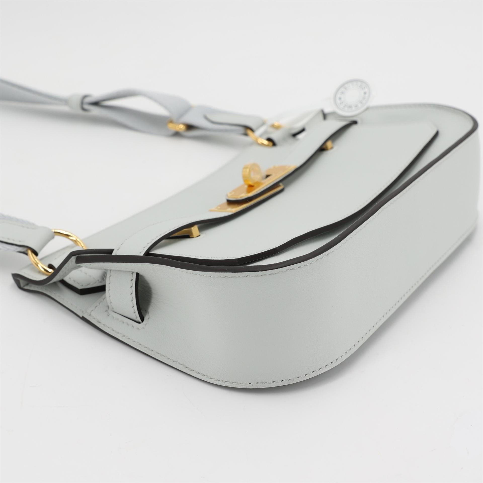 Brand New ( Rank N ) HERMÈS Jypsiere Mini Gris Platine (N4) Evercolor Gold hardware K (2025) - 4