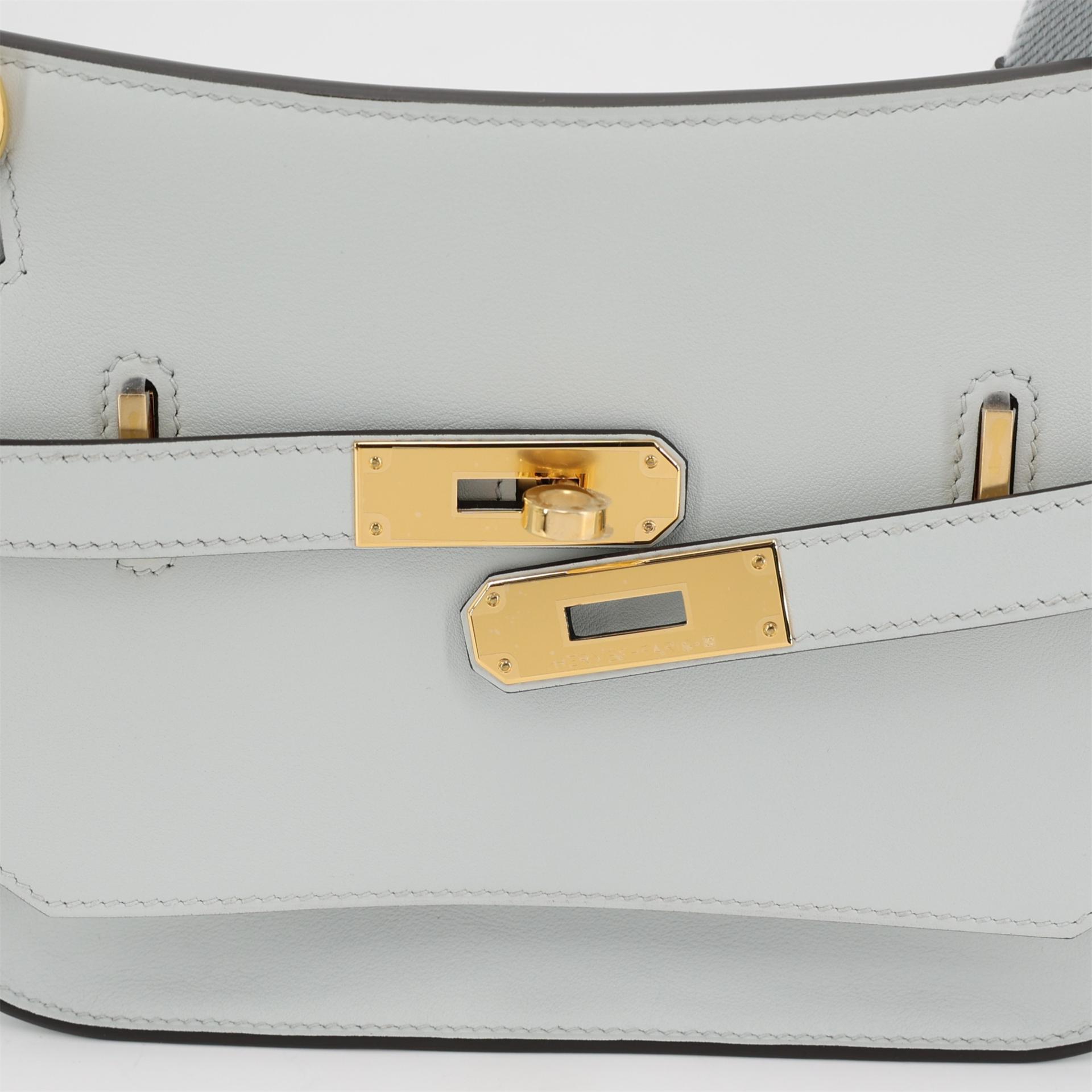 Brand New ( Rank N ) HERMÈS Jypsiere Mini Gris Platine (N4) Evercolor Gold hardware K (2025) - 8