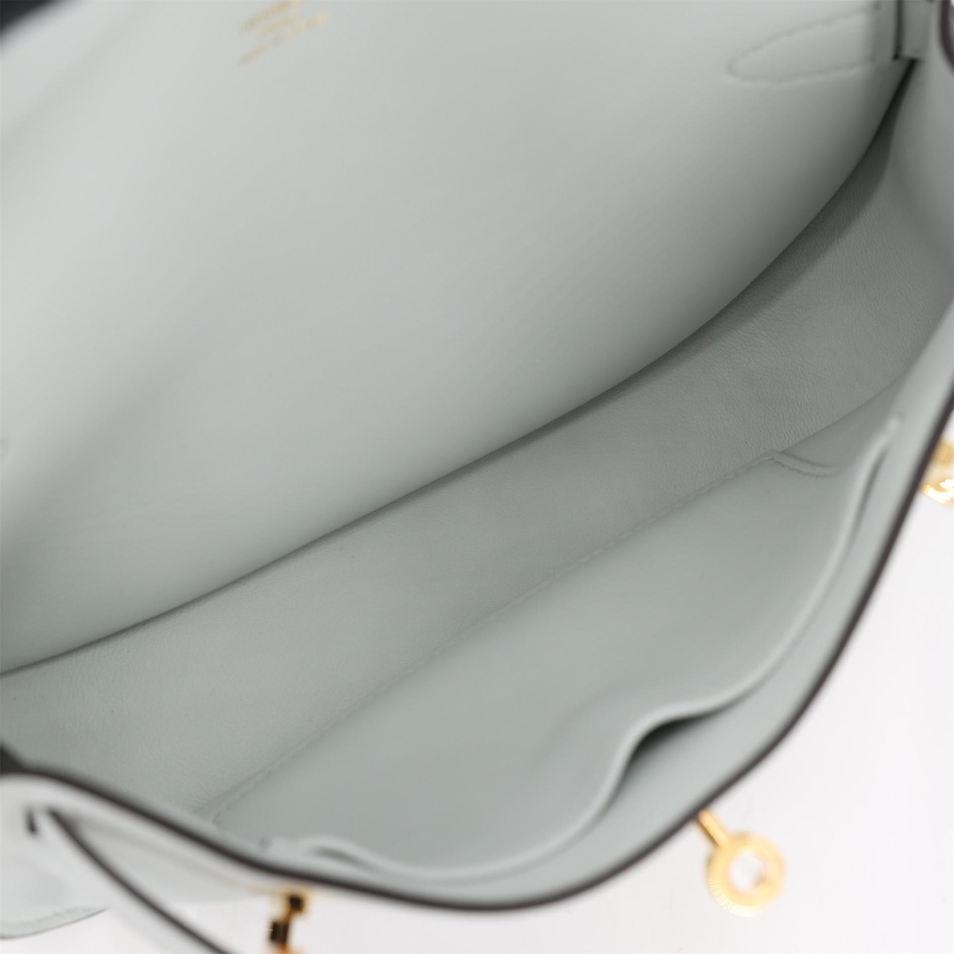 Brand New ( Rank N ) HERMÈS Jypsiere Mini Gris Platine (N4) Evercolor Gold hardware K (2025) - 11