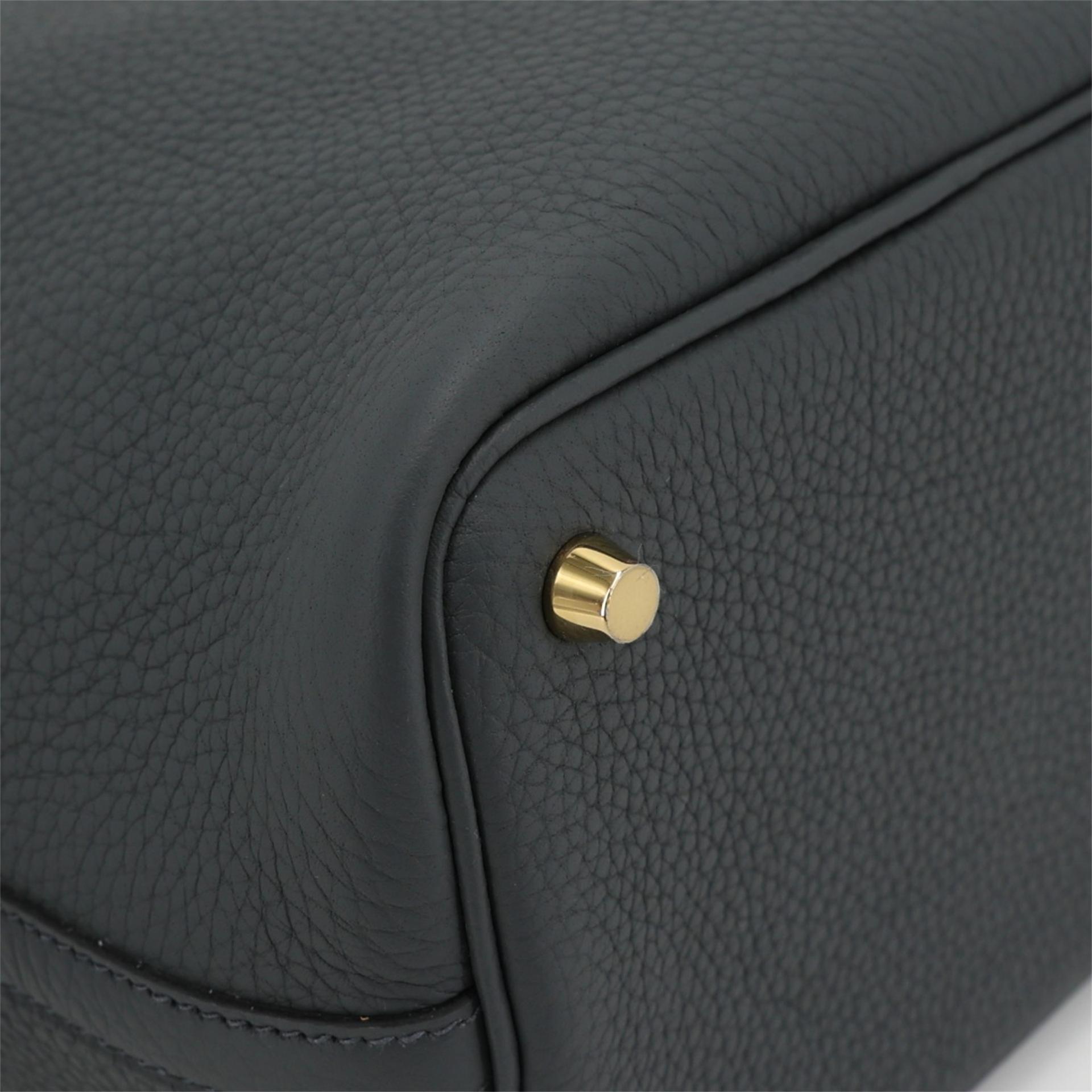 Brand New ( Rank N ) HERMÈS Picotin Lock PM Gris misty (H0) Clemence Permabrass hardware W (2024) - 10