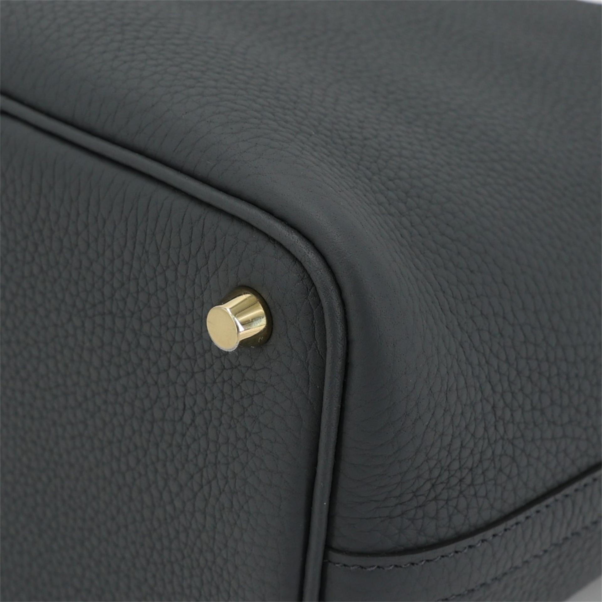 Brand New ( Rank N ) HERMÈS Picotin Lock PM Gris misty (H0) Clemence Permabrass hardware W (2024) - 11