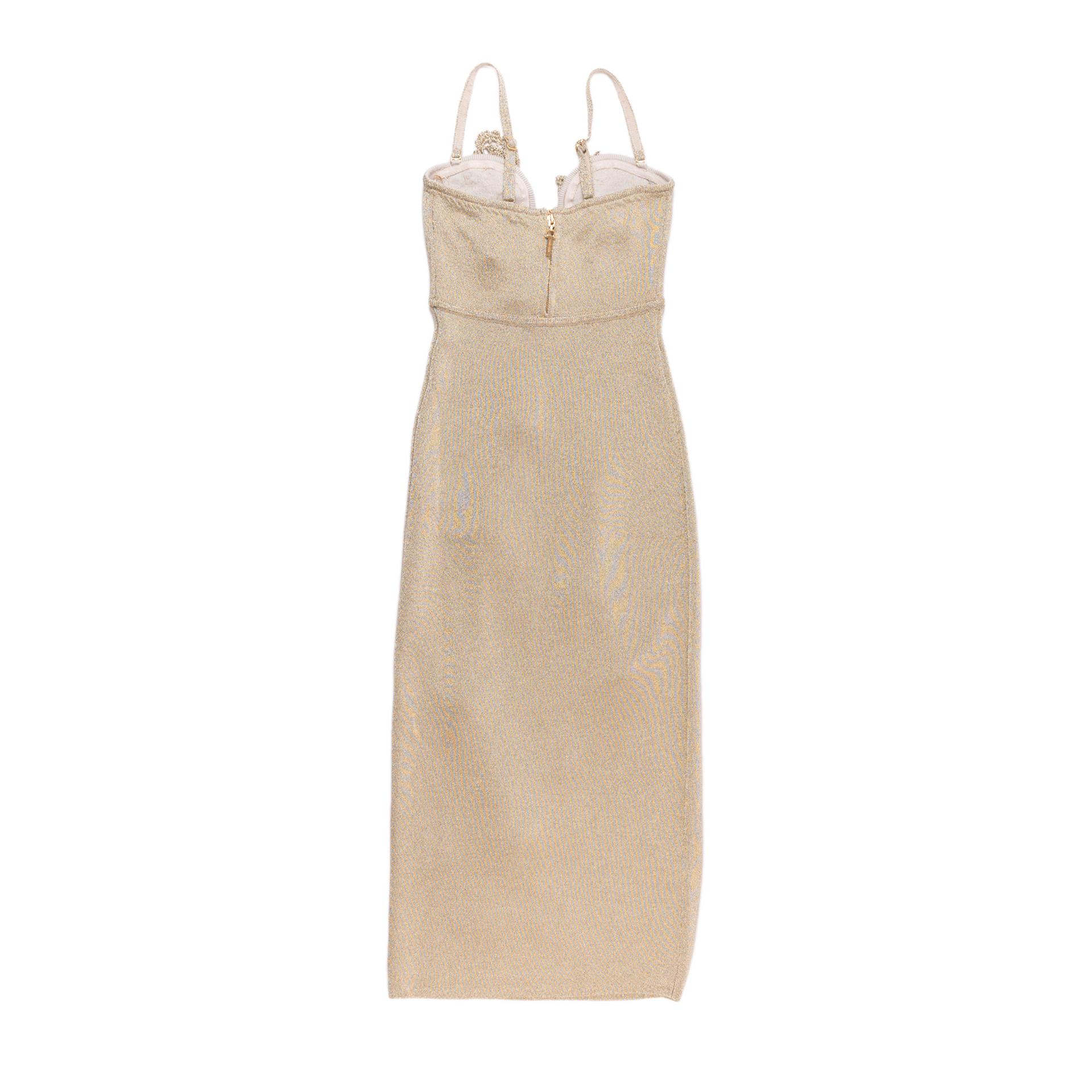 CULT GAIA Soraiya Knit Dress Fog Shimmer