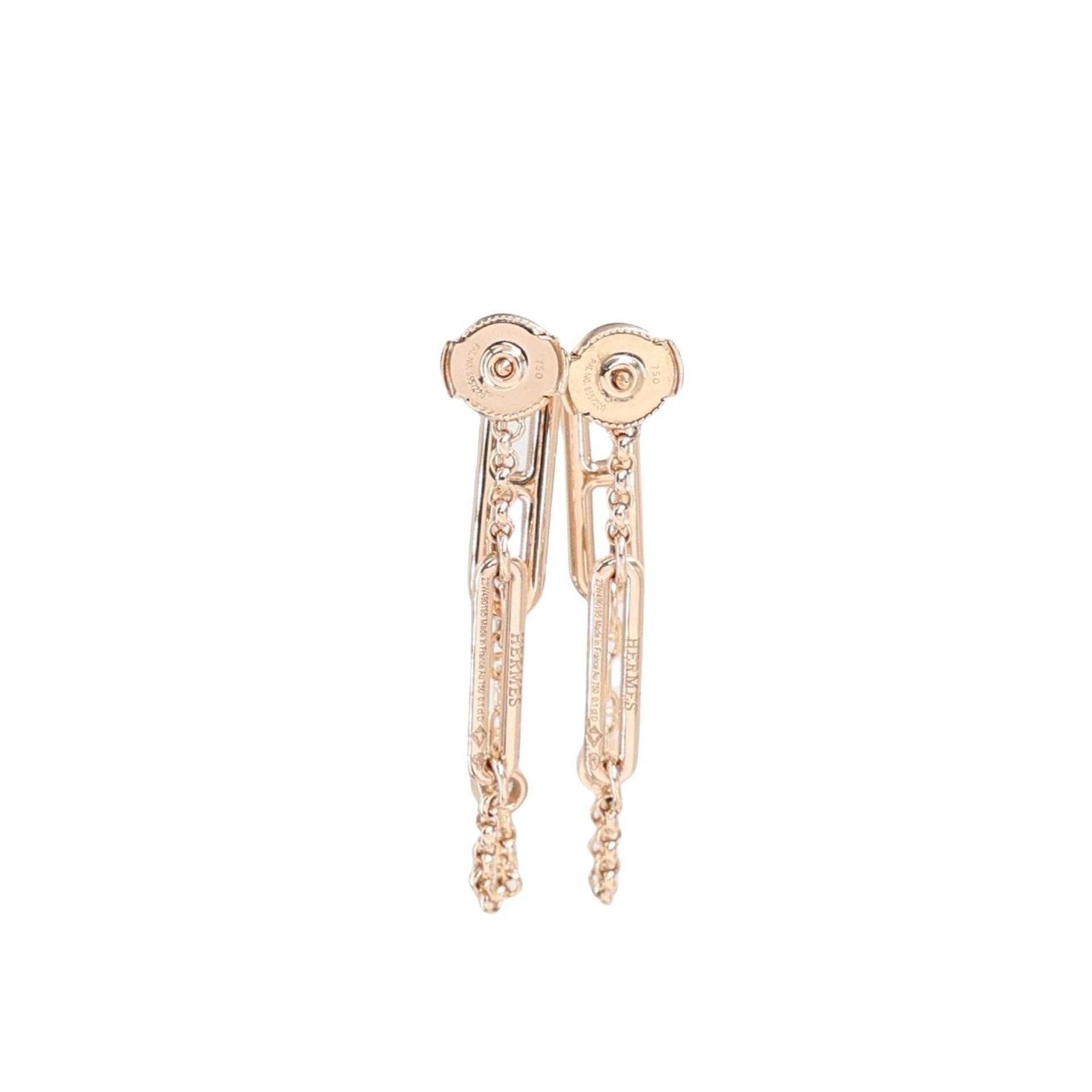 Earrings Chaine d'Ancre Chaos Rose Gold