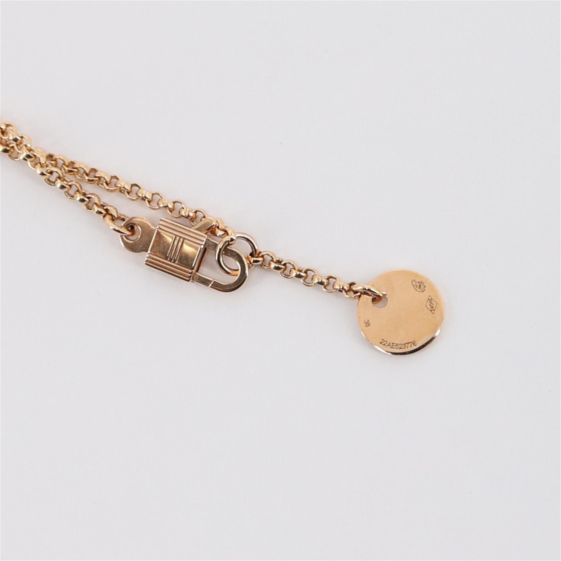 Brand New ( Rank N ) HERMÈS Clou d'H Pendant Rose Gold Rose Gold - 6