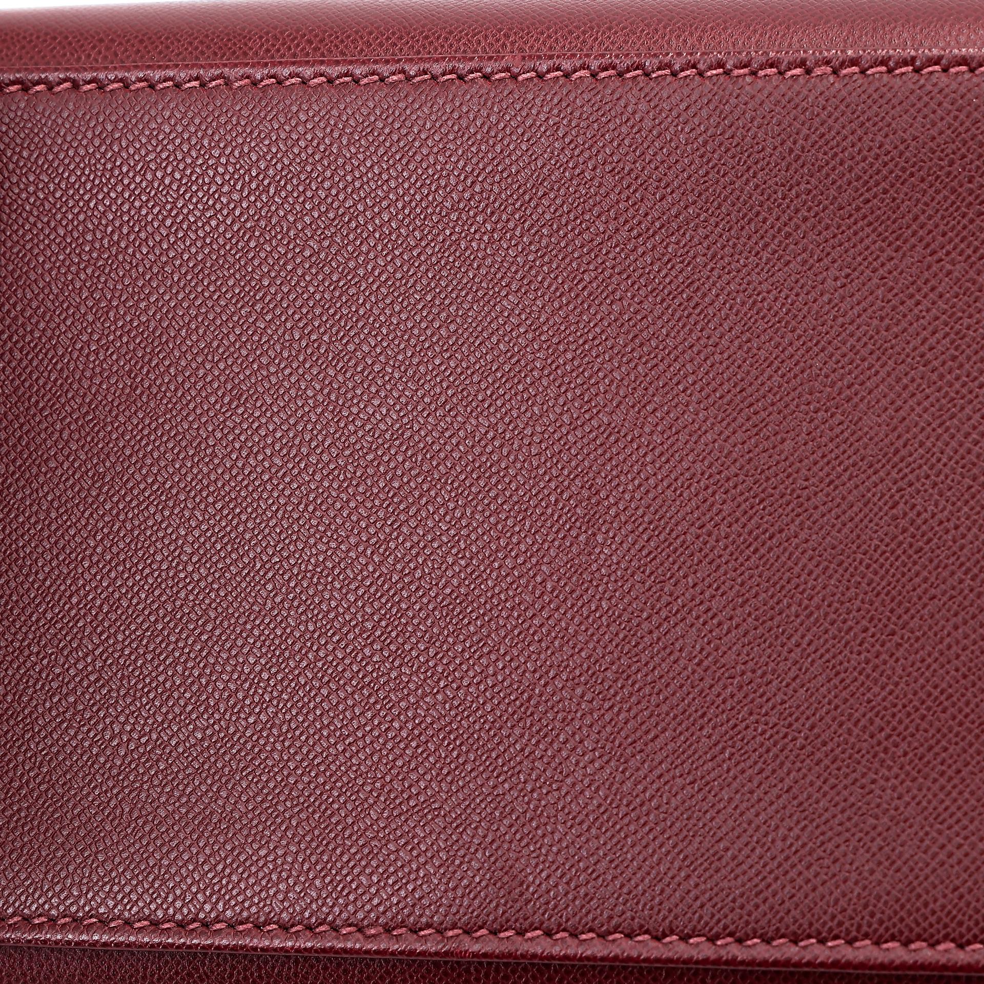 Very Good ( Rank A) HERMÈS Limited Edition Kelly 28 Sellier Miss You Rouge H (55) Monsieur Palladium hardware C (2018) - 13