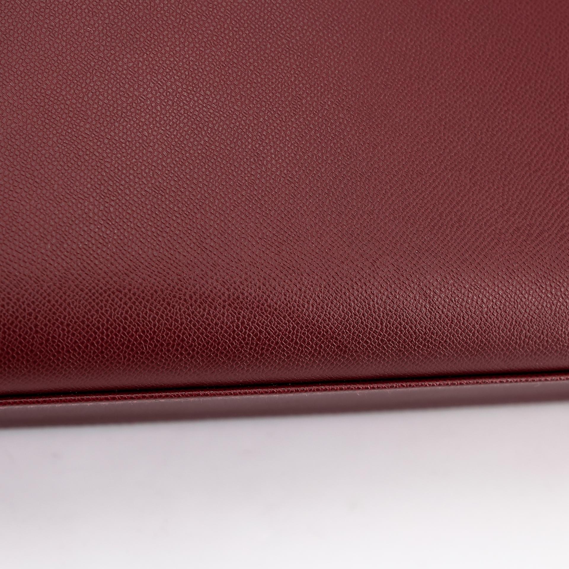 Very Good ( Rank A) HERMÈS Limited Edition Kelly 28 Sellier Miss You Rouge H (55) Monsieur Palladium hardware C (2018) - 21