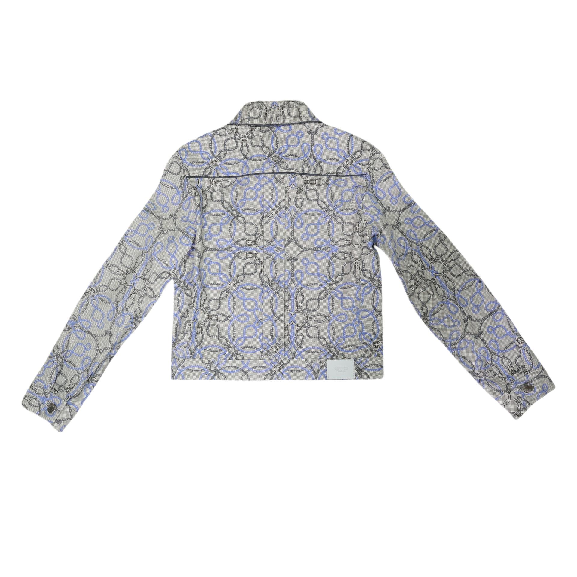 Women's denim jacket Gray Blue