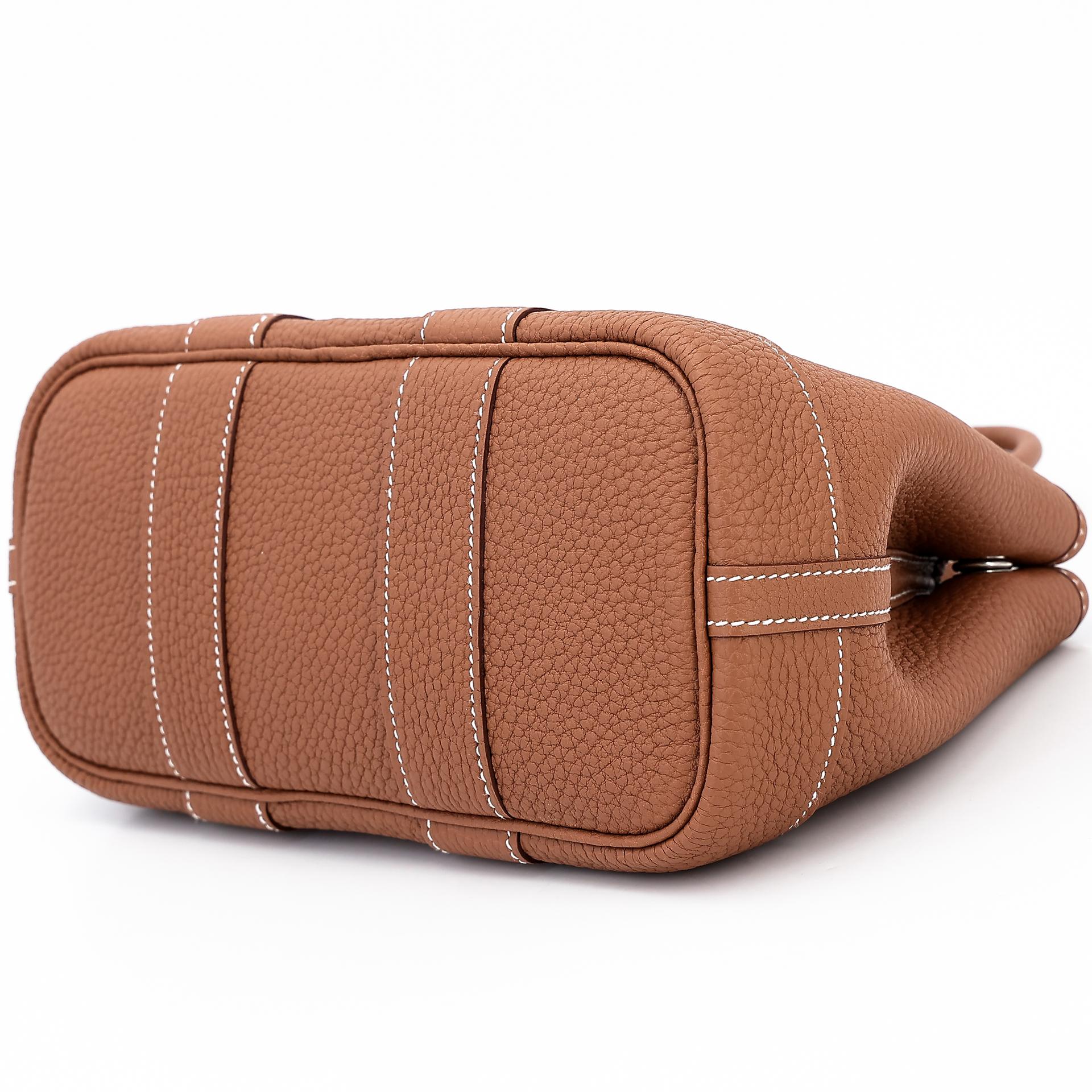 Brand New ( Rank N ) HERMÈS Neo Garden Party 23 Gold (37) Negonda Palladium hardware K (2025) - 4