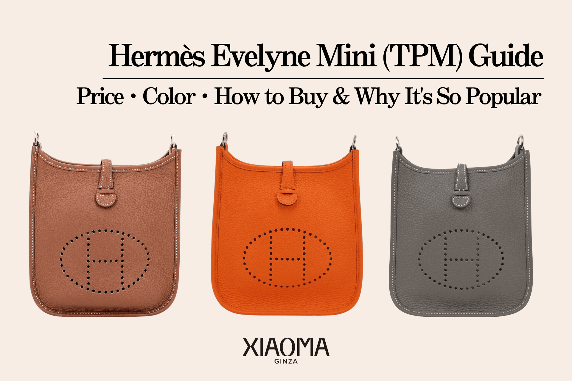 Hermès Evelyne Mini (TPM) Guide｜Price, Colors, How to Buy & Why It's So Popular