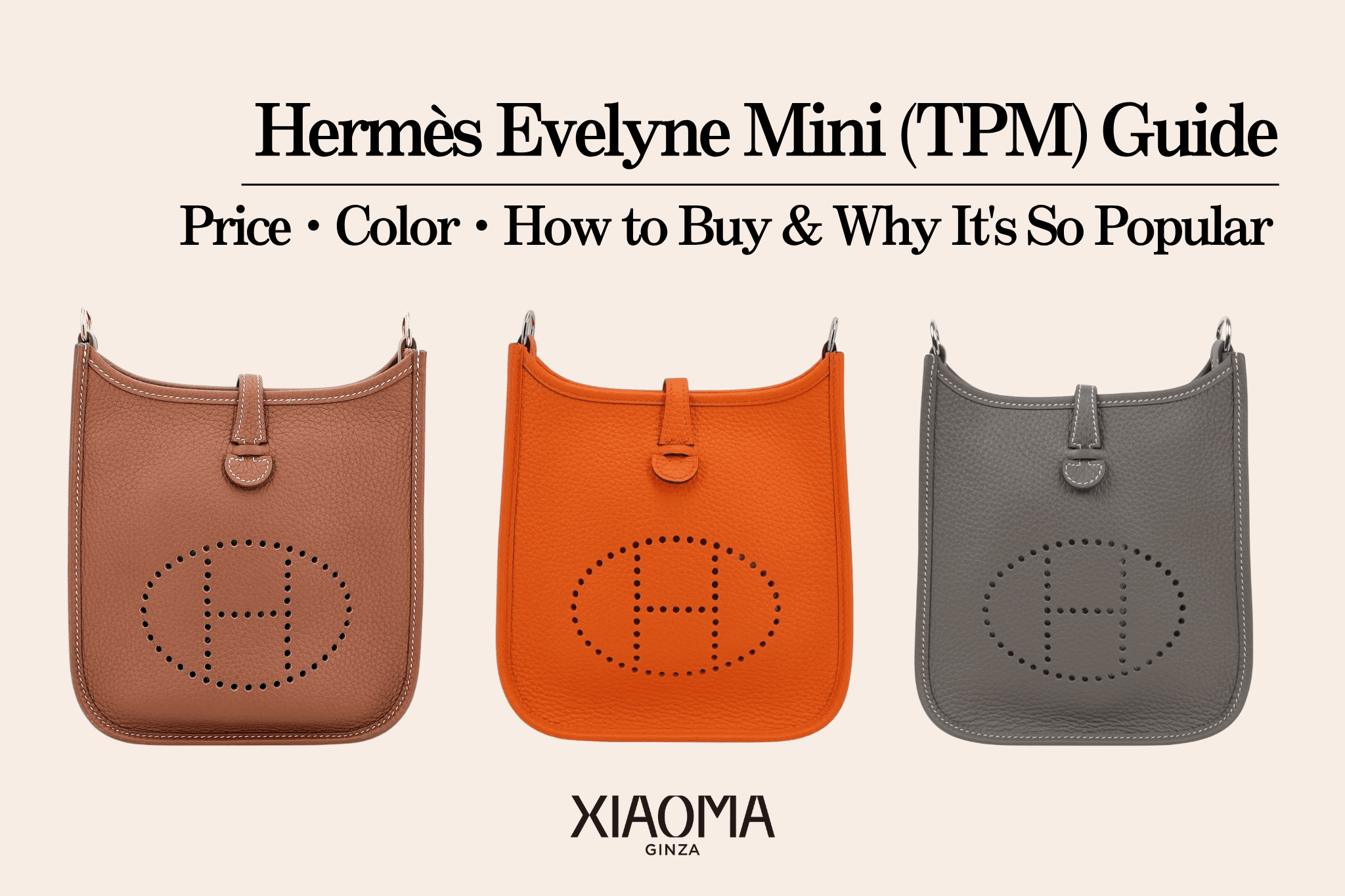 Hermès Evelyne Mini (TPM) Guide｜Price, Colors, How to Buy & Why It's So Popular
