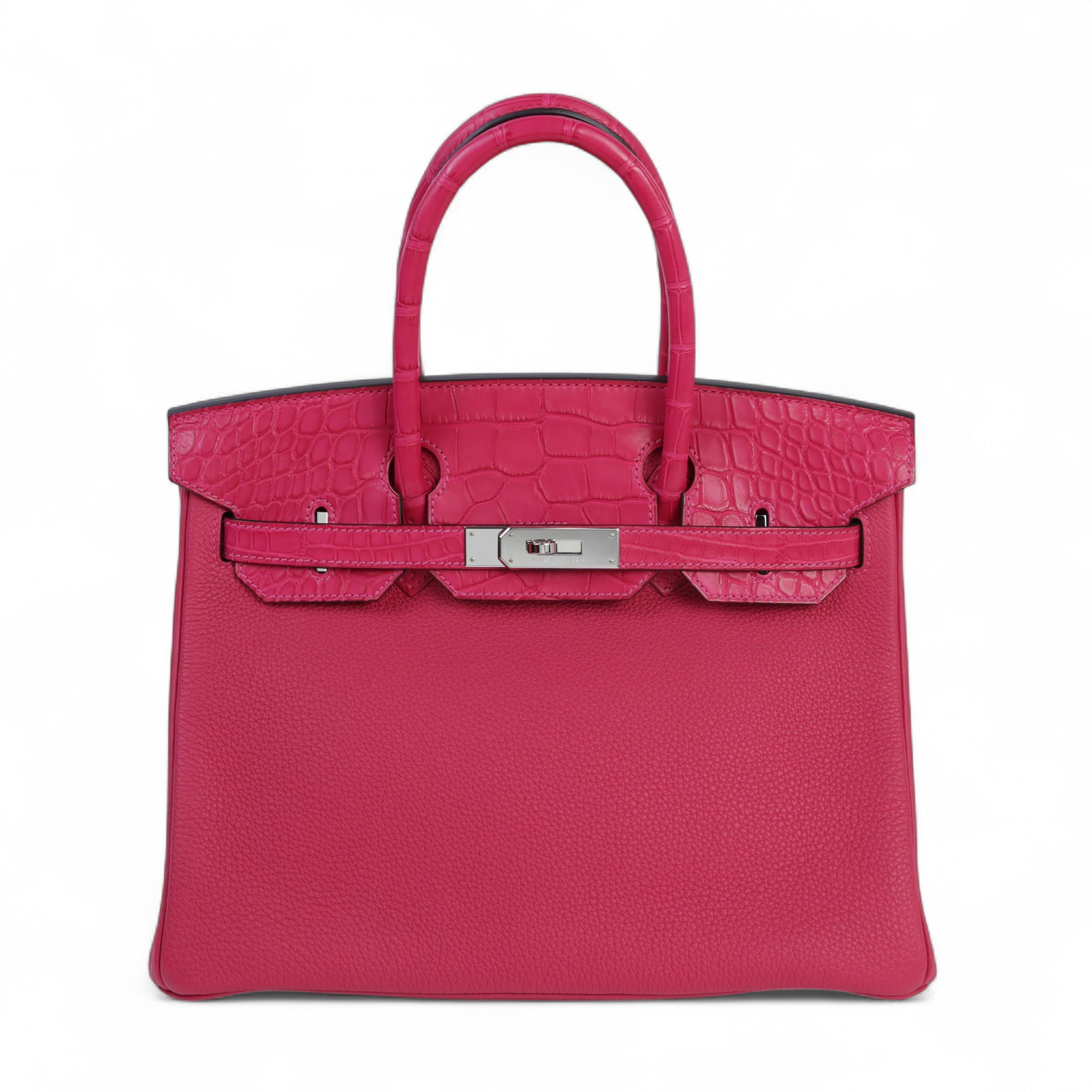 Birkin 30 Touch Framboise (90)