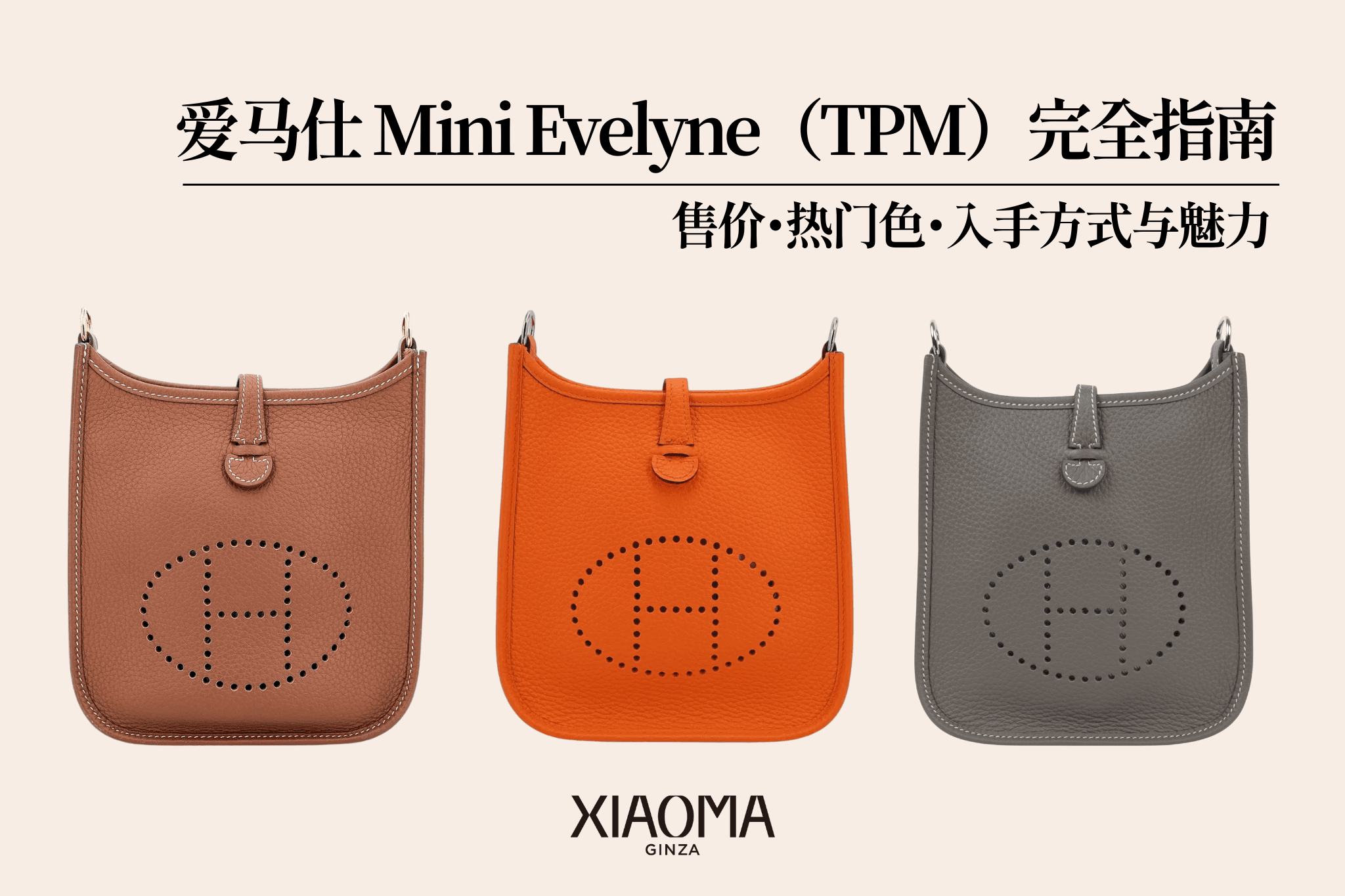 爱马仕 Mini Evelyne（TPM）完全指南｜售价・热门色・入手方式与魅力