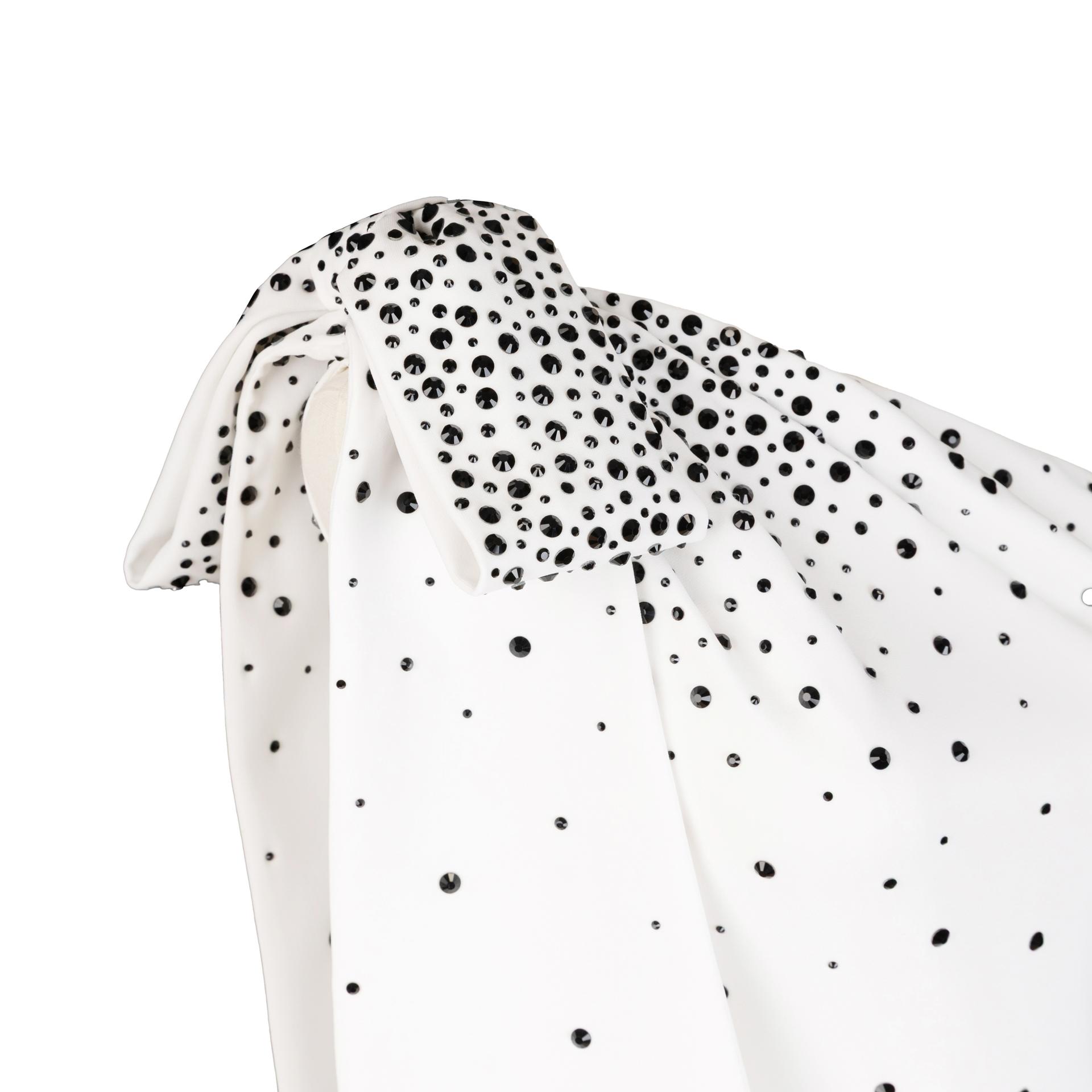 Unused ( Rank NS )JEAN-LOUIS SABAJI One-Shoulder Crêpe Dress White - 3
