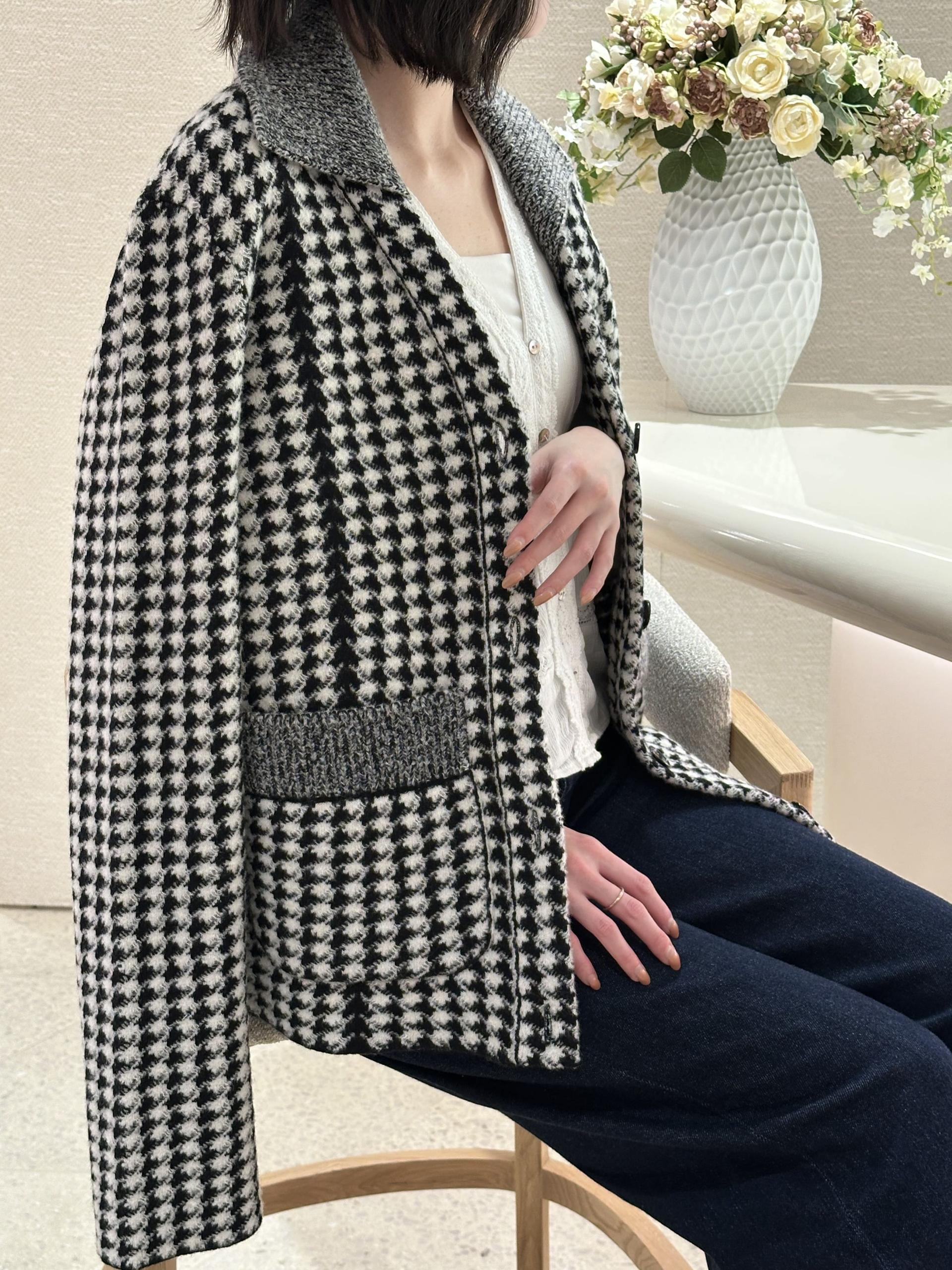 Unused ( Rank NS )BARRIE Houndstooth Jacket - 8