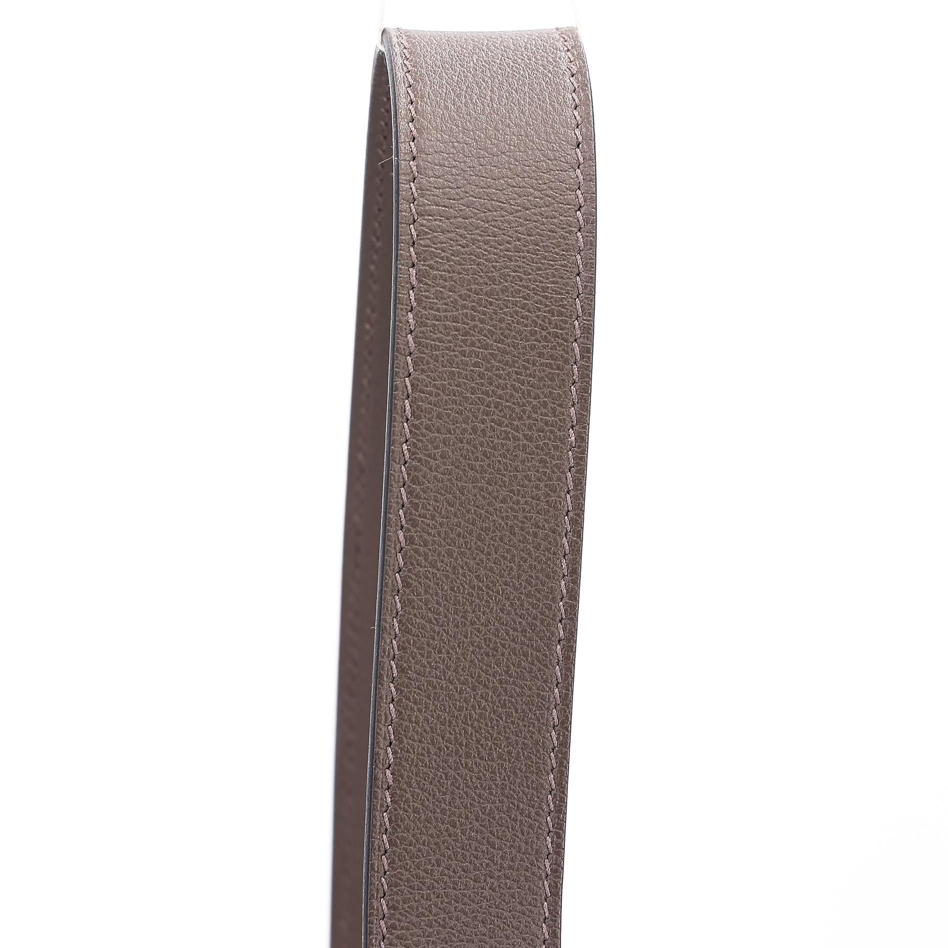 未使用保存品  HERMÈS 爱马仕  Kelly Messenger PM 4C 树皮色 Ecorce Evercolor皮 银扣 W刻 2024年 - 3