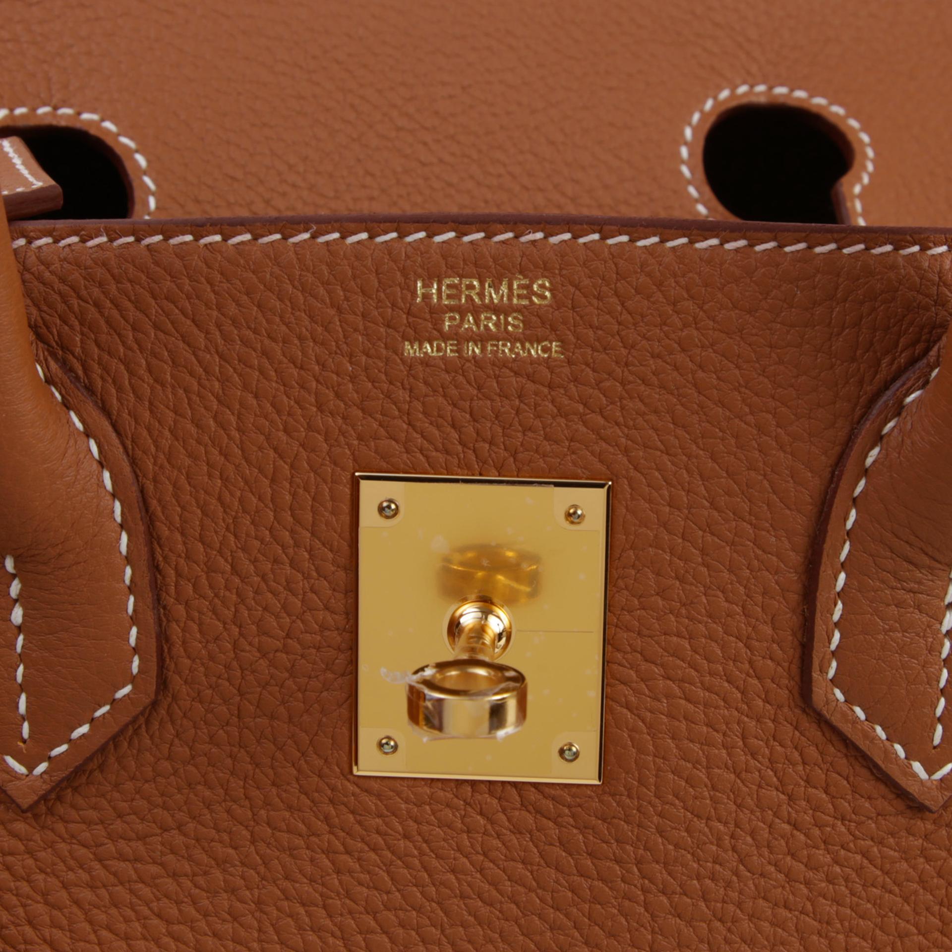 Brand New ( Rank N )  HERMÈS  Birkin 30 Gold (37) Togo Gold hardware K (2025) - 9