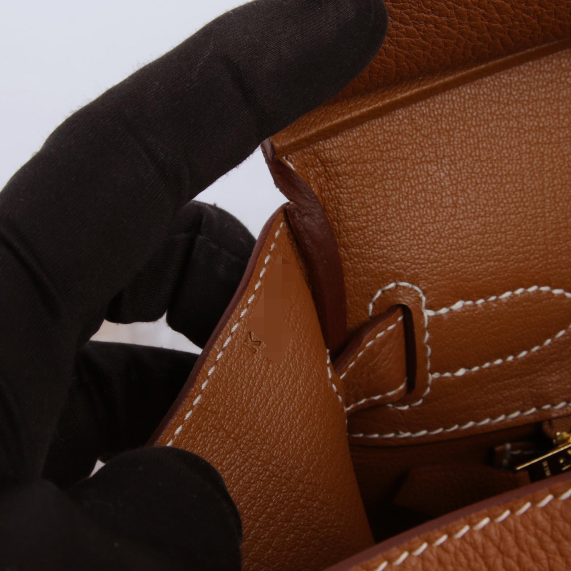 Brand New ( Rank N )  HERMÈS  Birkin 30 Gold (37) Togo Gold hardware K (2025) - 12