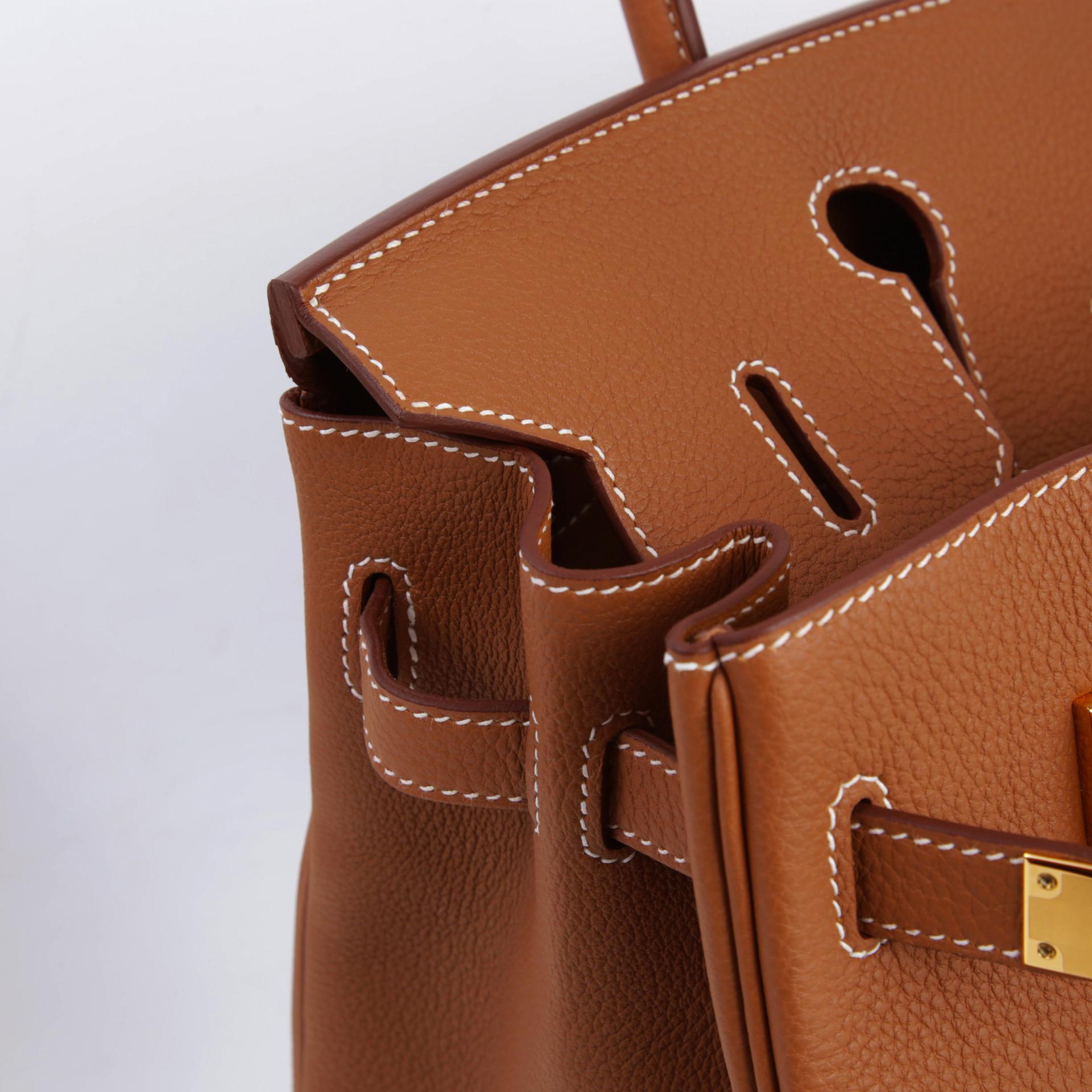 Brand New ( Rank N )  HERMÈS  Birkin 30 Gold (37) Togo Gold hardware K (2025) - 11