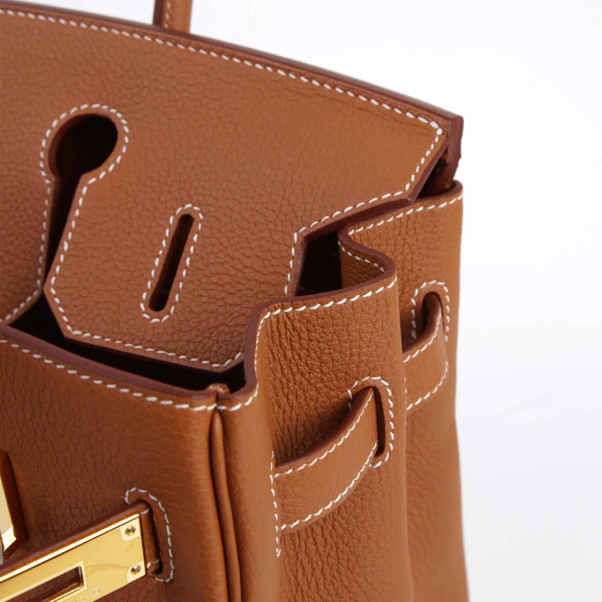 Brand New ( Rank N )  HERMÈS  Birkin 30 Gold (37) Togo Gold hardware K (2025) - 10