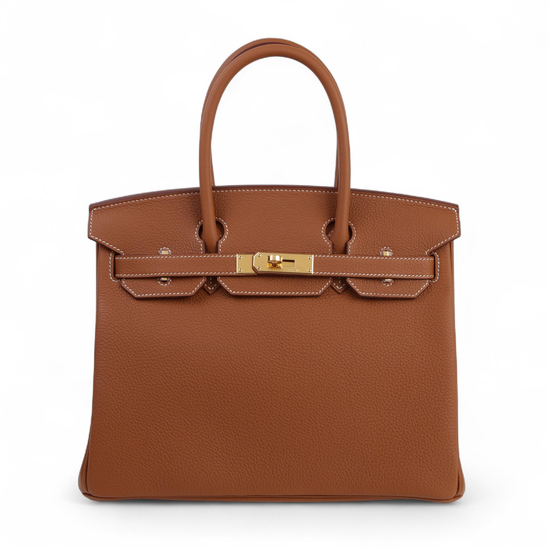 Brand New ( Rank N )  HERMÈS  Birkin 30 Gold (37) Togo Gold hardware K (2025) - 1