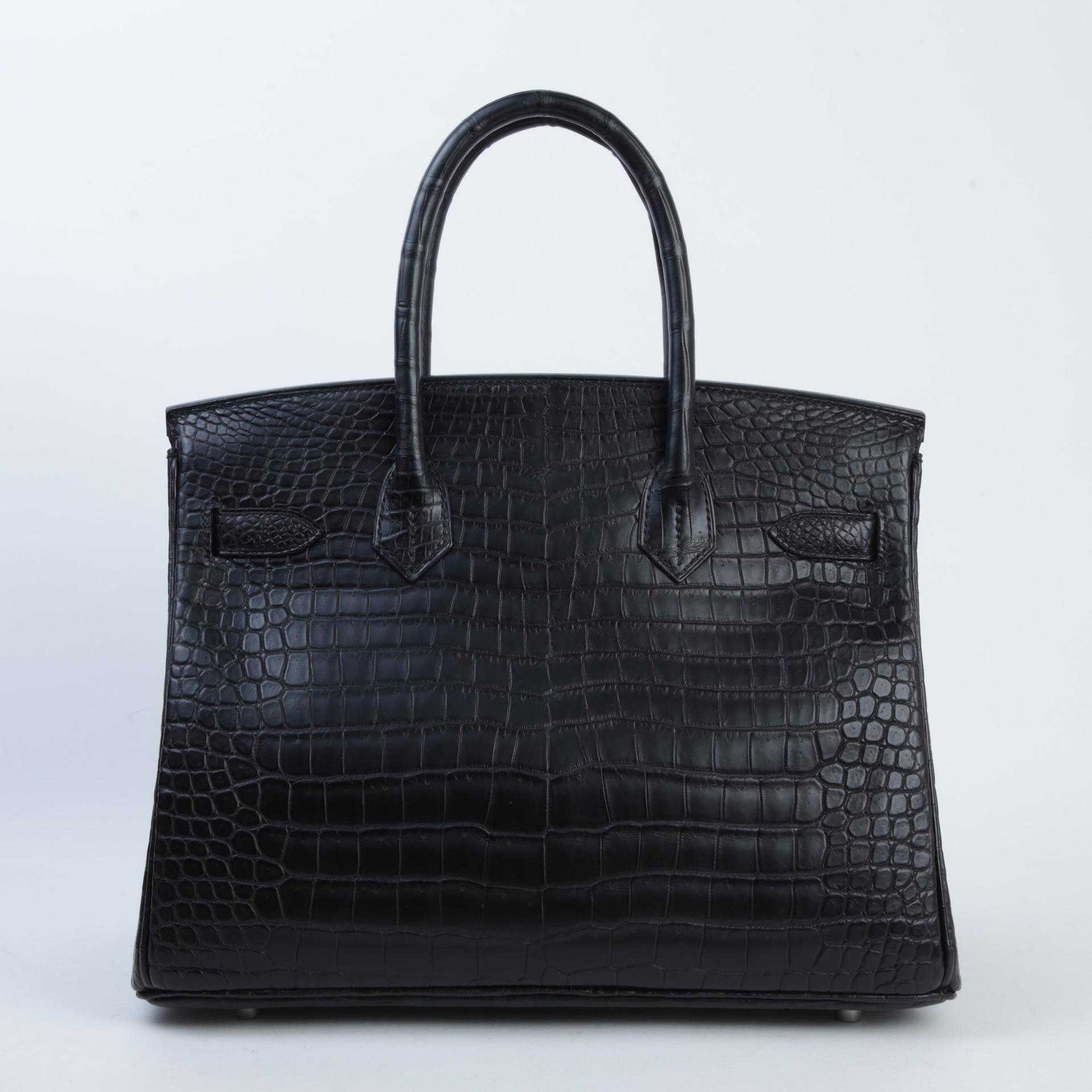 未使用保存品 HERMÈS 愛馬仕 Birkin 30 89 黑色 Noir (Black) ∧ 灣鱷 銀扣 Y刻 2020年 - 2
