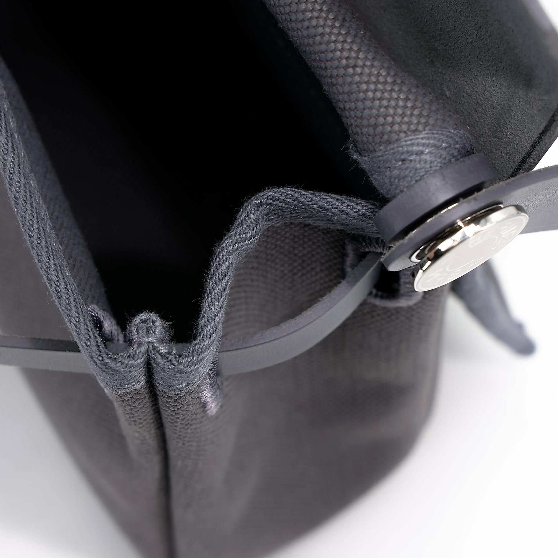 Brand New ( Rank N ) HERMÈS Herbag Zip Mini 20 Ardoise (85) Vache Hunter Canvas Palladium hardware K (2025) - 14