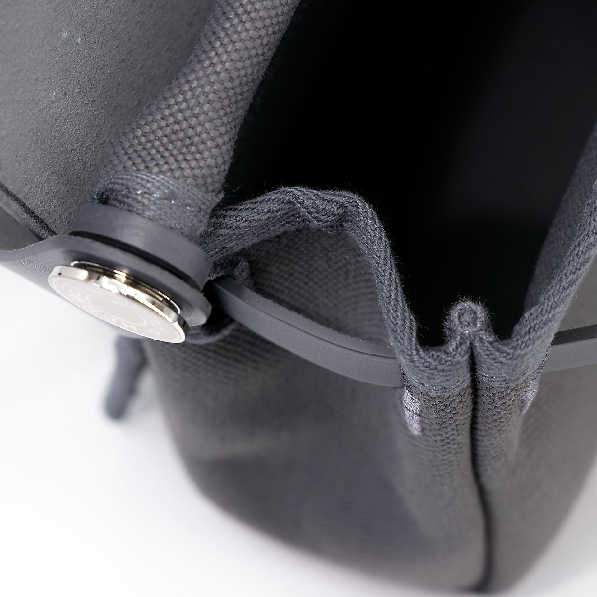 Brand New ( Rank N ) HERMÈS Herbag Zip Mini 20 Ardoise (85) Vache Hunter Canvas Palladium hardware K (2025) - 15