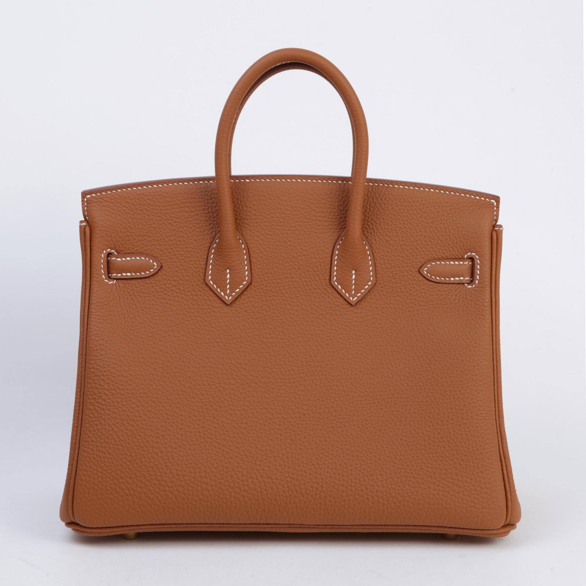 Brand New ( Rank N )  HERMÈS  Birkin 25 Gold (37) Togo Gold hardware W (2024) - 2