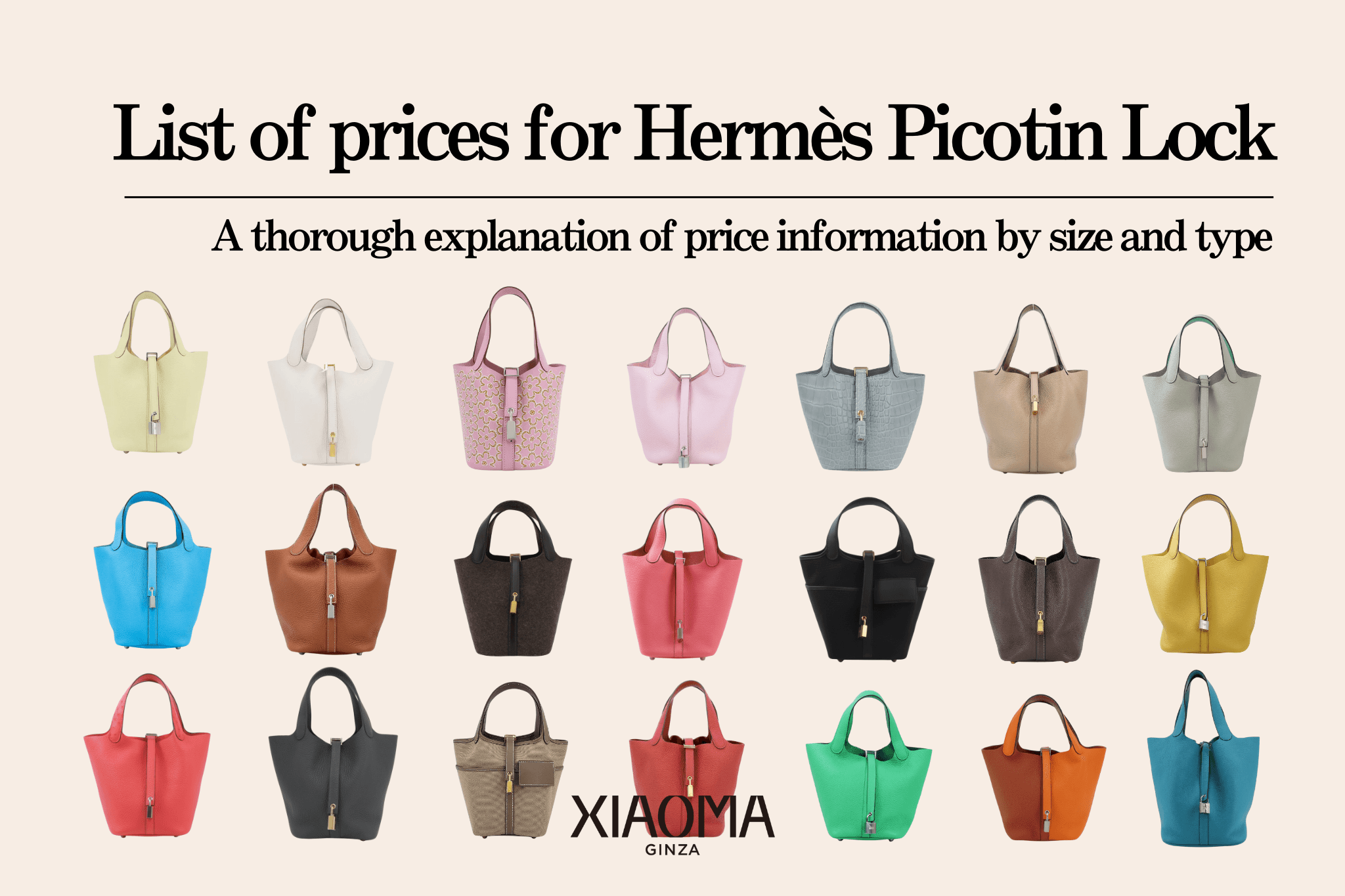 [2025 Edition] Hermès Picotin Lock Price Guide: A Complete Breakdown by Size & Style