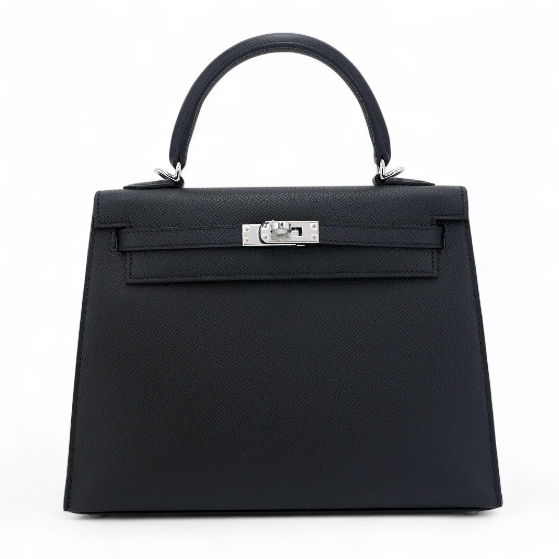 Kelly 25 Sellier Black (89) | GINZA XIAOMA
