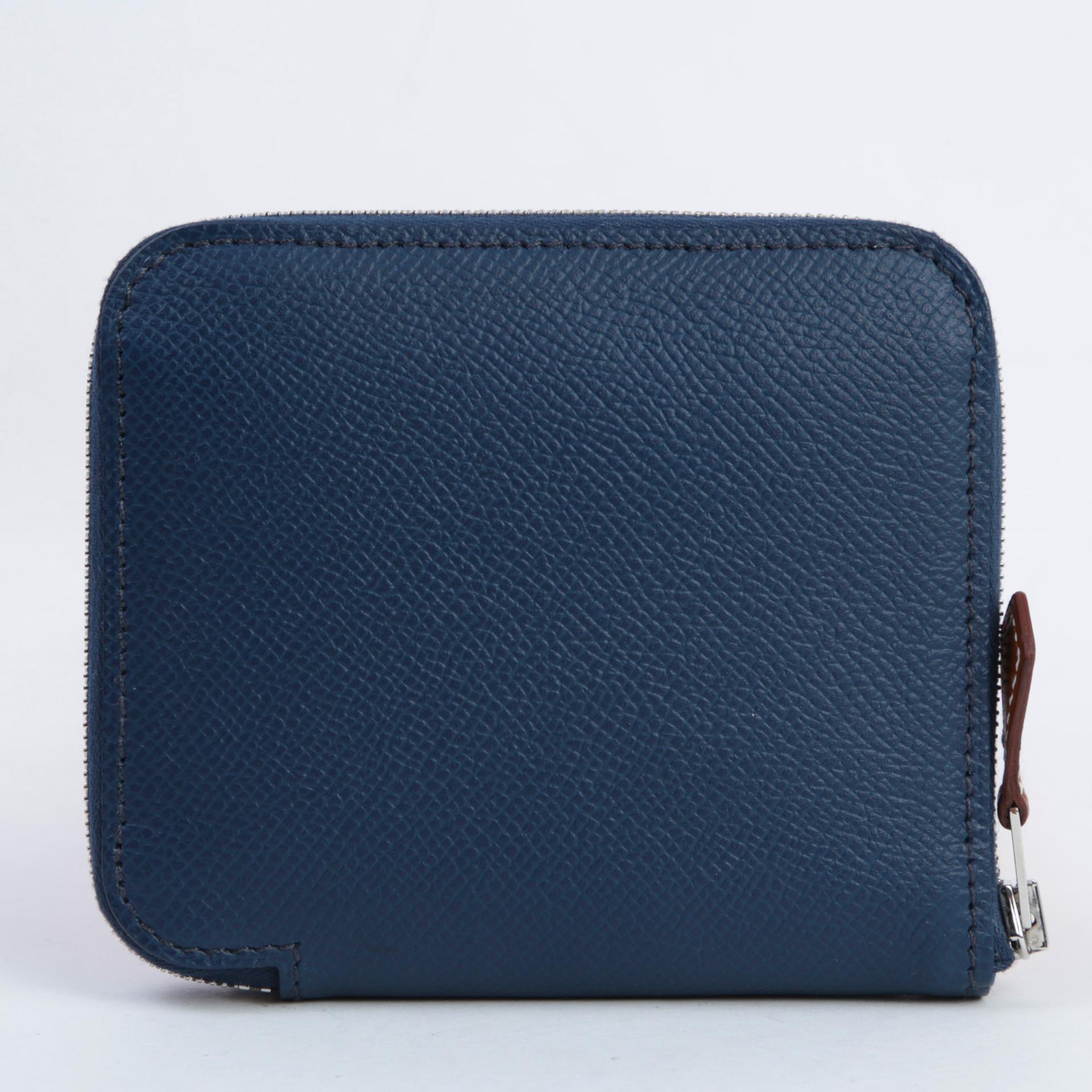 Silk’in Compact wallet Bleu de Prusse (7P)