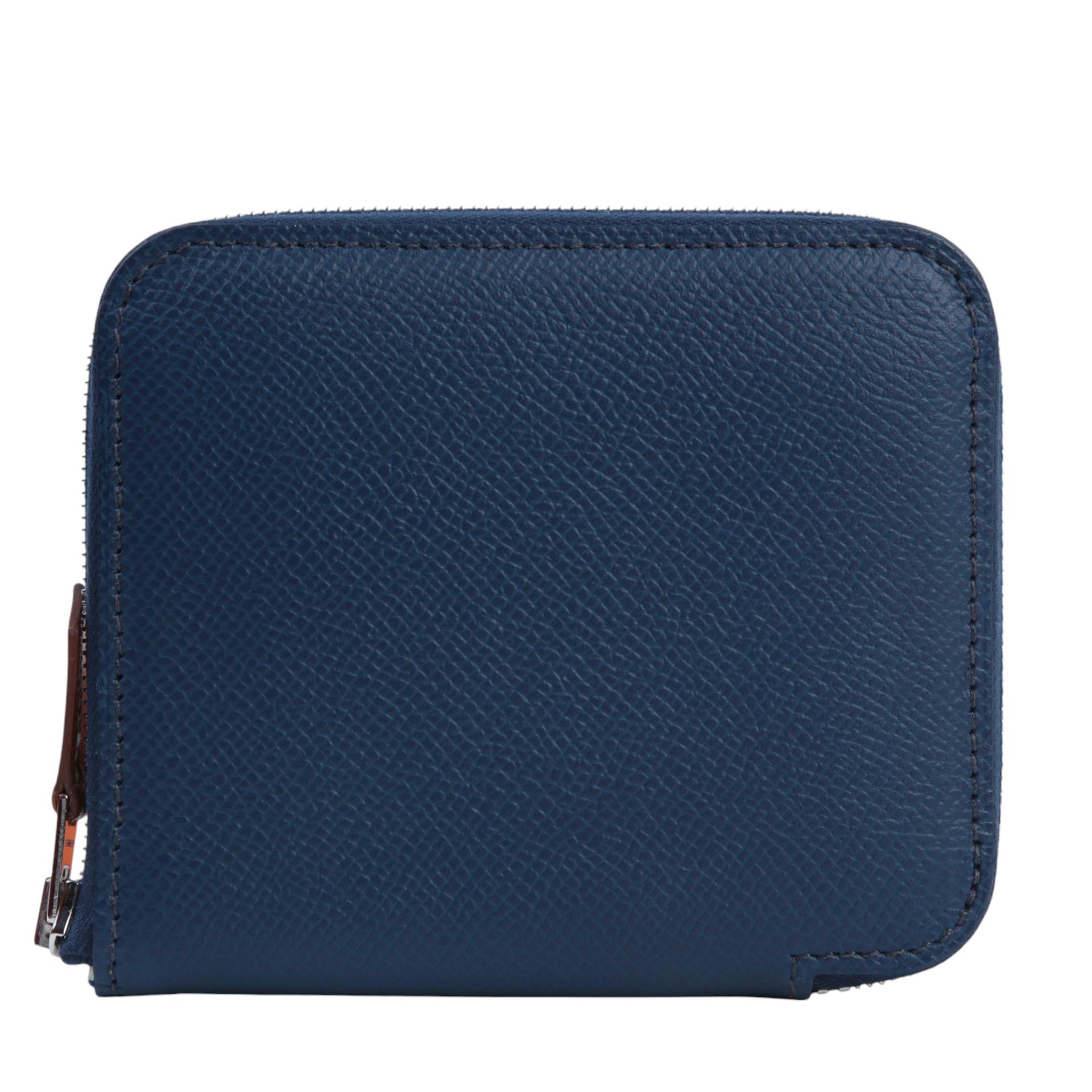 Silk’in Compact wallet Bleu de Prusse (7P)