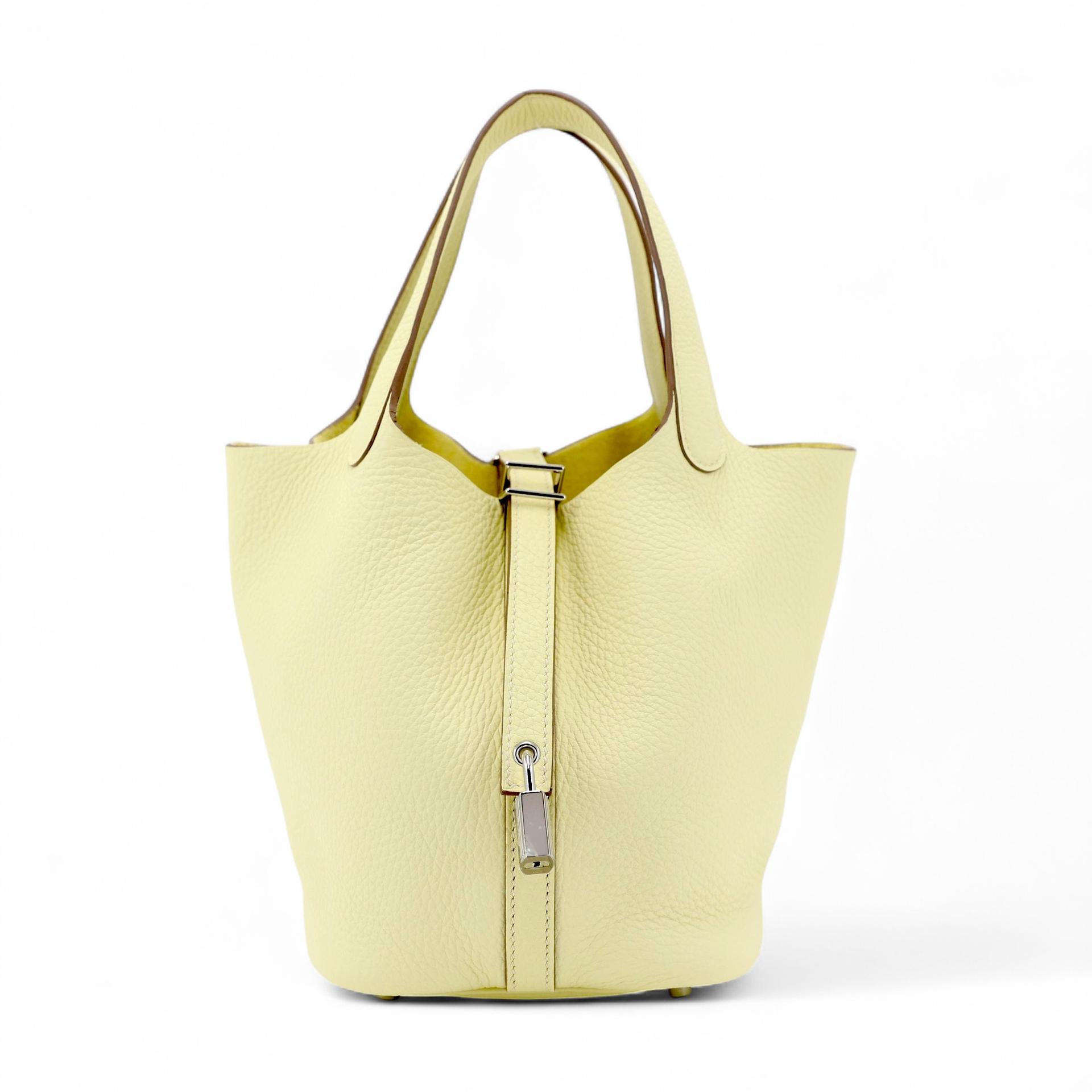Picotin Lock PM Jaune milton (i8) | GINZA XIAOMA