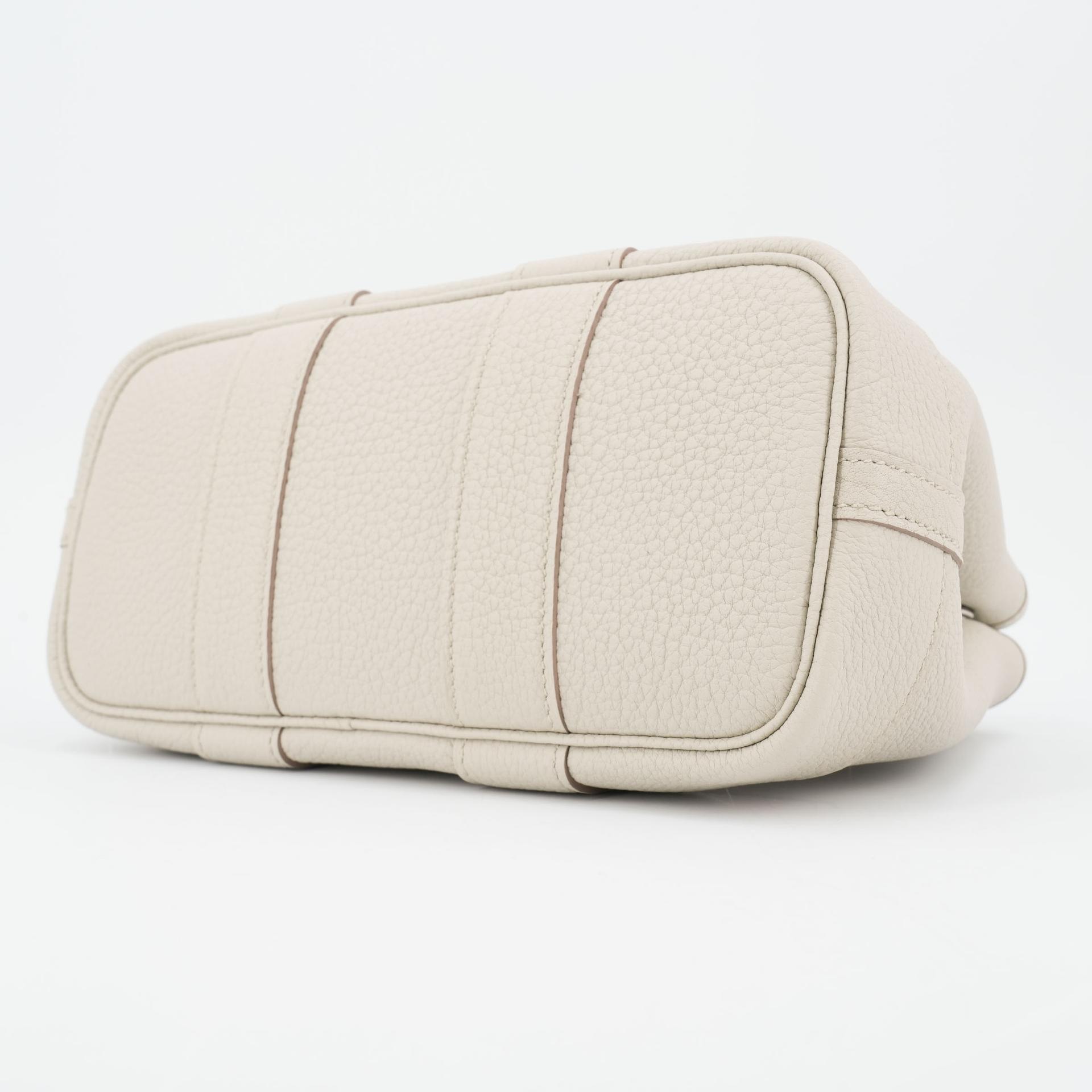 Brand New ( Rank N ) HERMÈS Neo Garden Party 23 Beton (8L) Negonda Palladium hardware W (2024) - 5